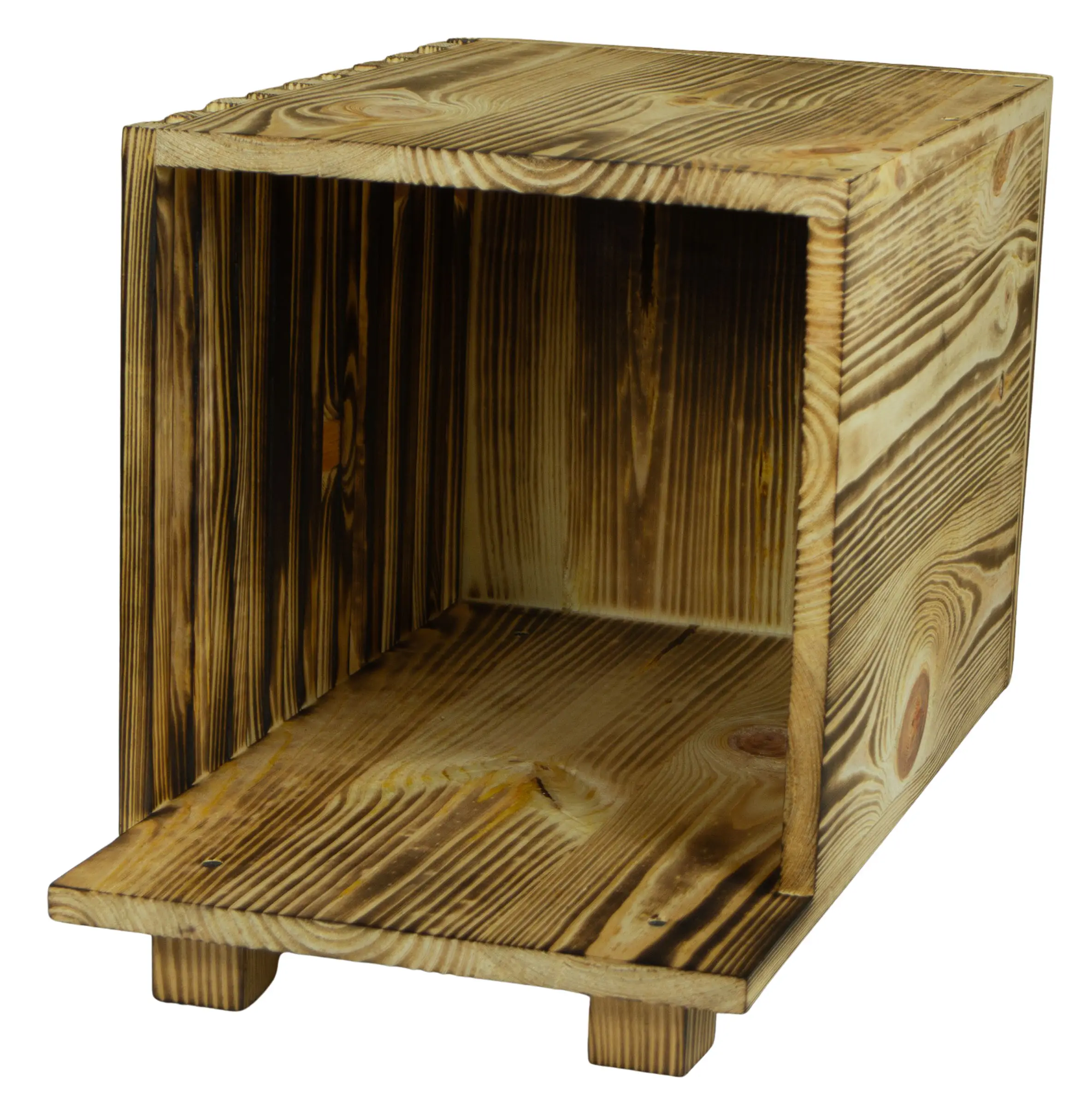 Katzenbett in geflammt mit Kissen Katzenhöhle 50x30x34cm - 4.webp Katzenbett in geflammt mit Kissen Katzenhöhle 50x30x34cm