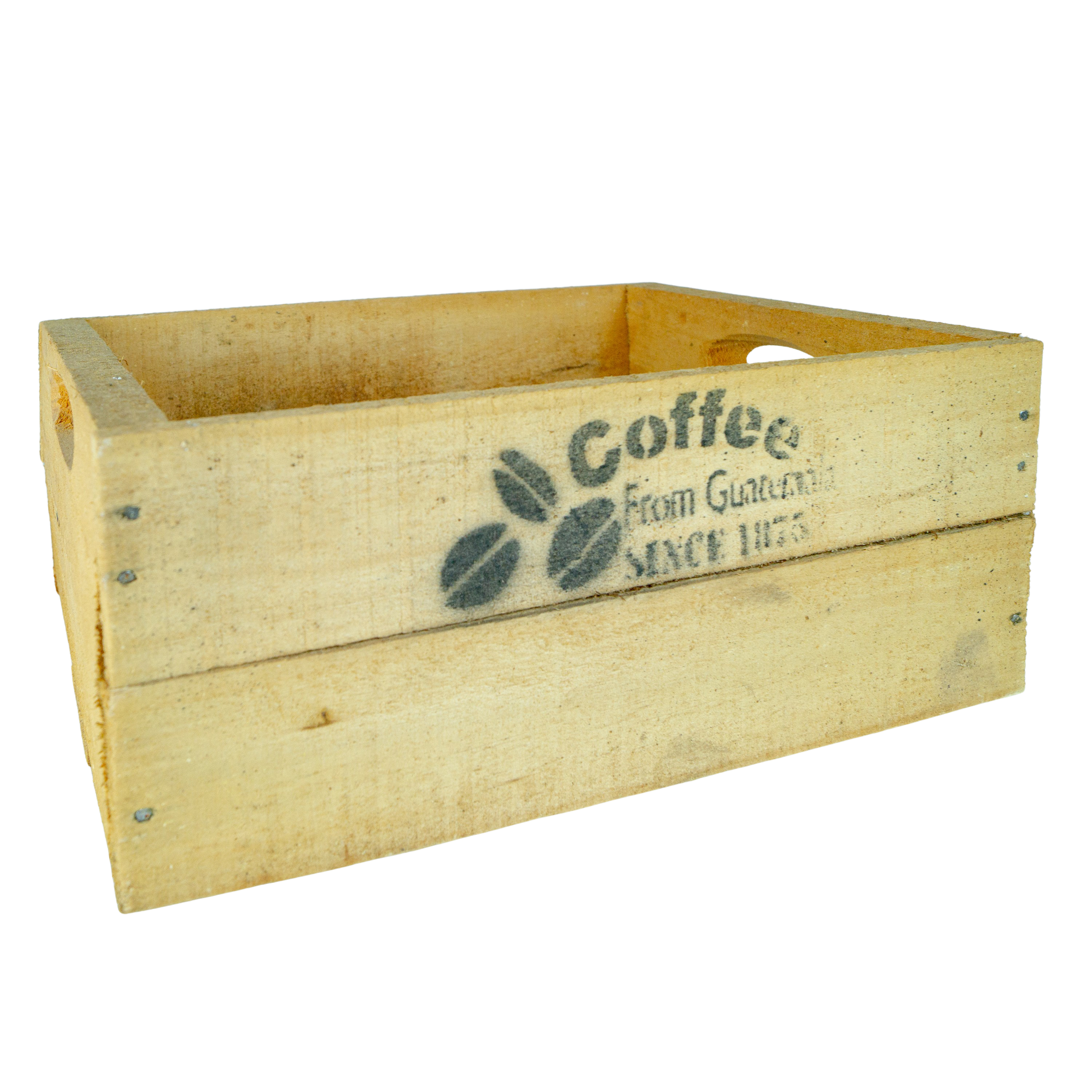 alte Holzkiste Coffee in verschiedenen Grössen Vintage Upcycling DIY alte Holzkiste Coffee in verschiedenen Grössen Vintage Upcycling DIY