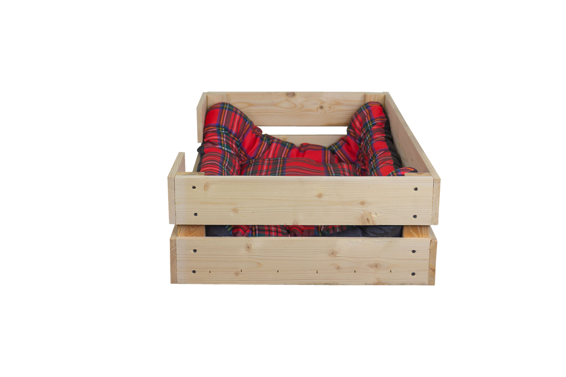 Hundebett Rocky Natur mit Kissen 80x50x21cm Hundebett Rocky Natur optional mit Kissen 80x50x21cm