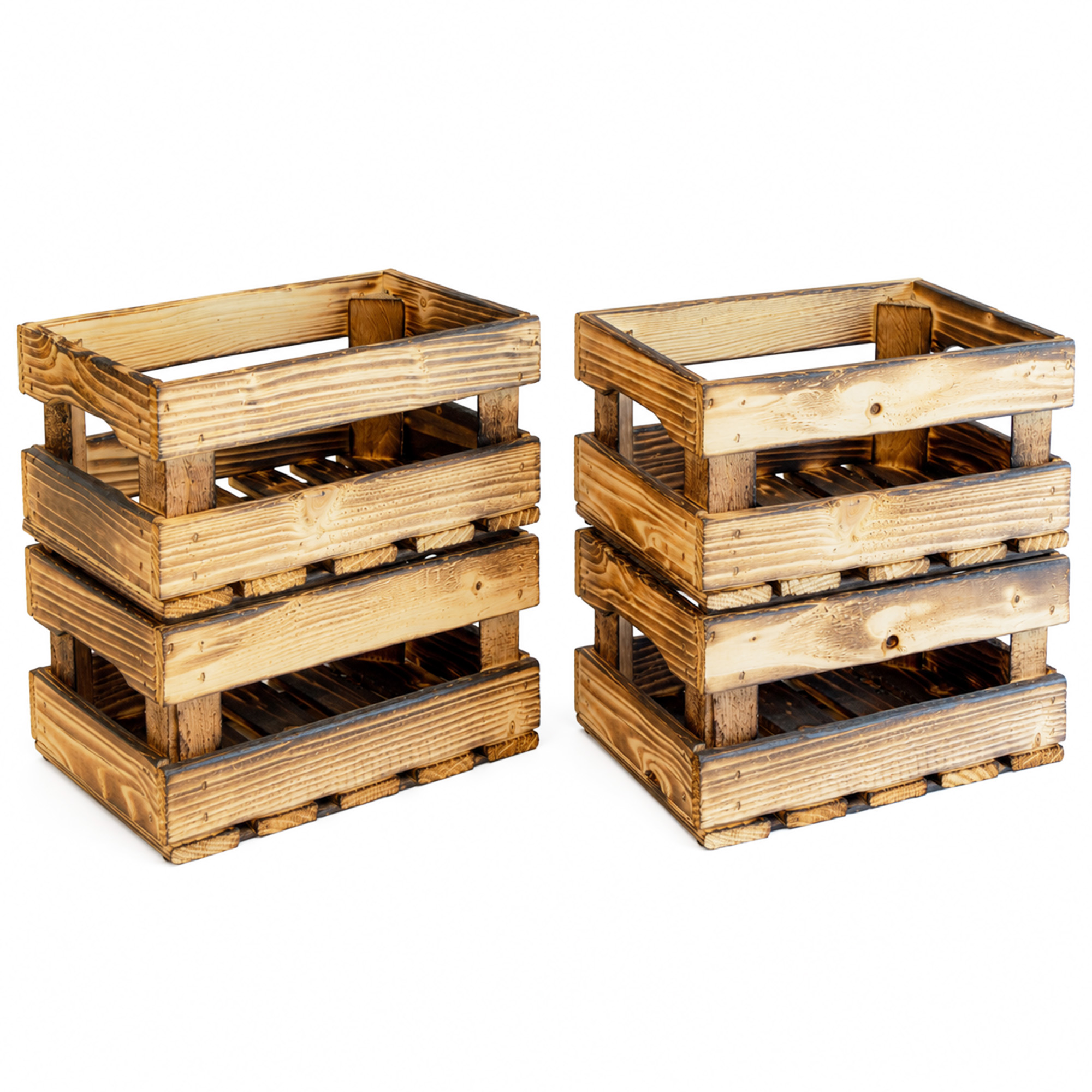 Holzkiste HENNE – Dekorative Aufbewahrungskiste aus Holz in Natur oder geflammt | 30 x 20 x 15 cm Geflammt Holzkiste HENNE – Dekorative Aufbewahrungskiste aus Holz in Natur oder geflammt | 30 x 20 x 15 cm Geflammt