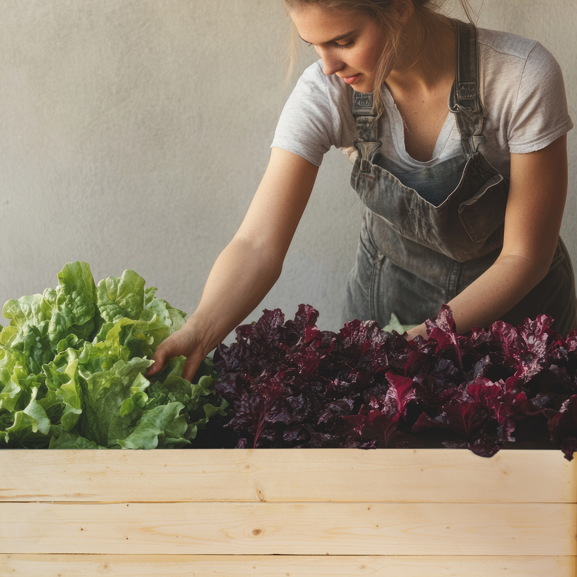 Hochbeet XL 118x79x78cm Natur Hochbeet L 79x40x79cm Natur