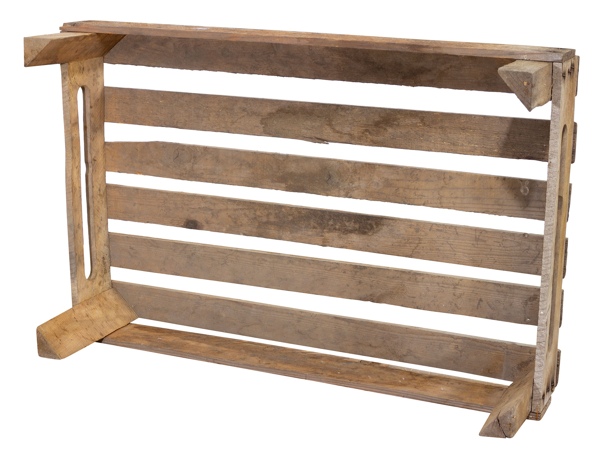 Stabile Holzsteige mit Griff 60x40x18cm