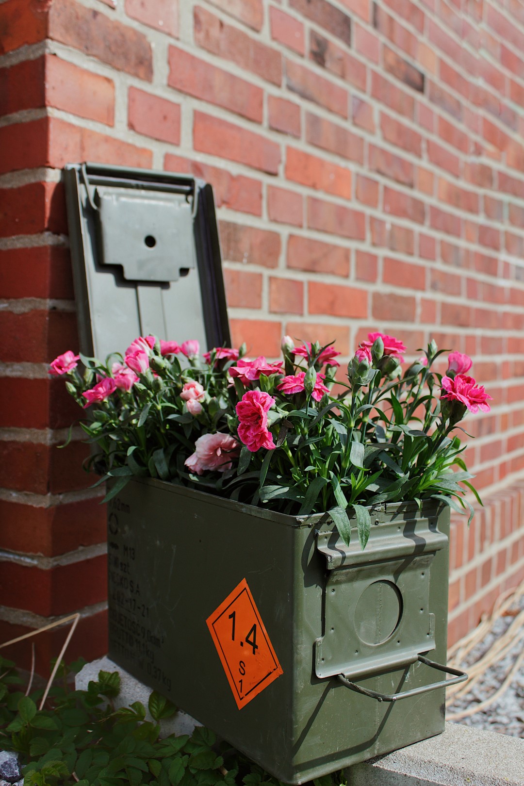 kleine Munitionskiste Metall 4API Aufbewahrungskiste 30,5 x 15,5 x 18,3cm