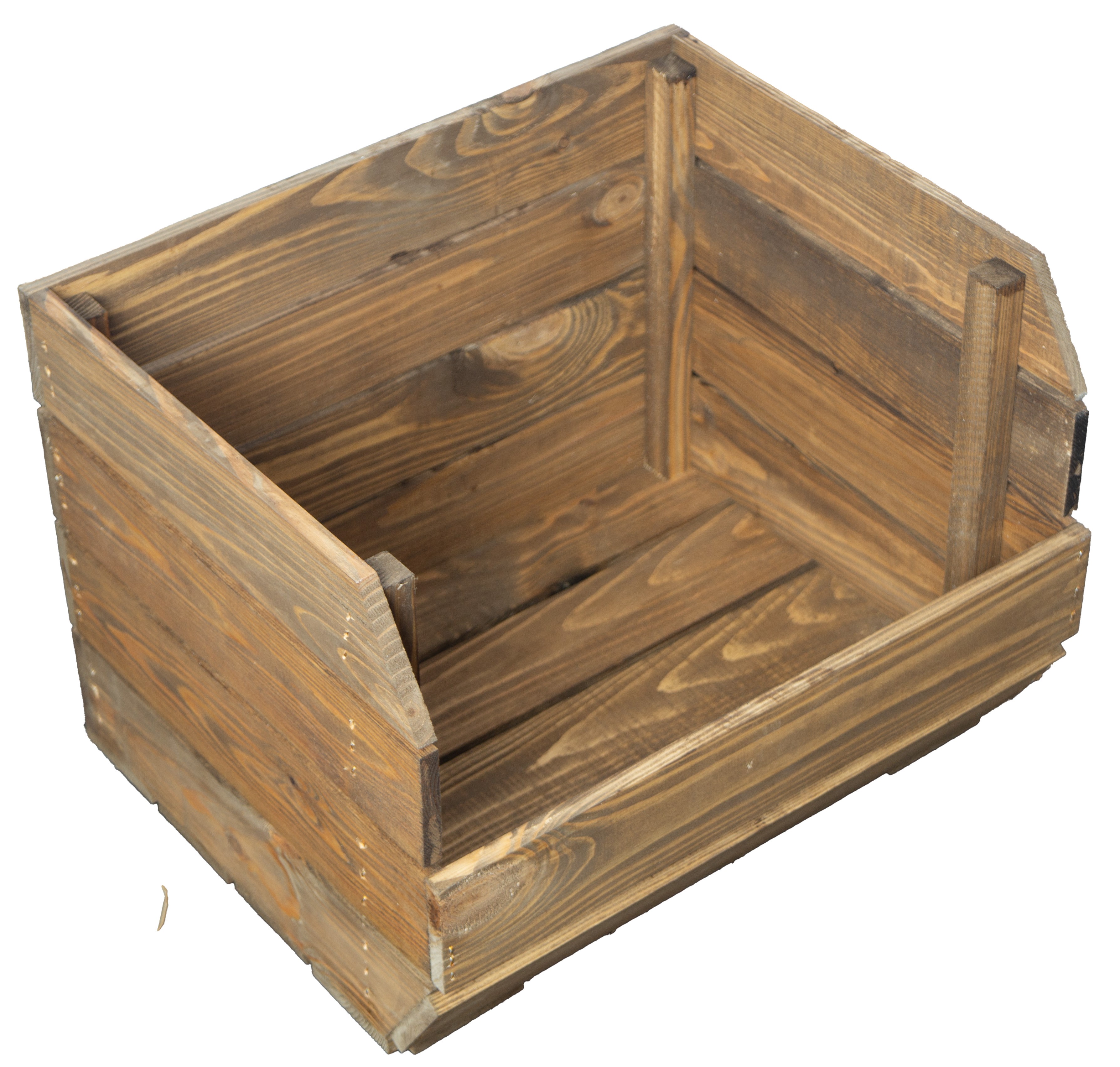 3er Set Kartoffelsteige 40x33x30 cm in palisander