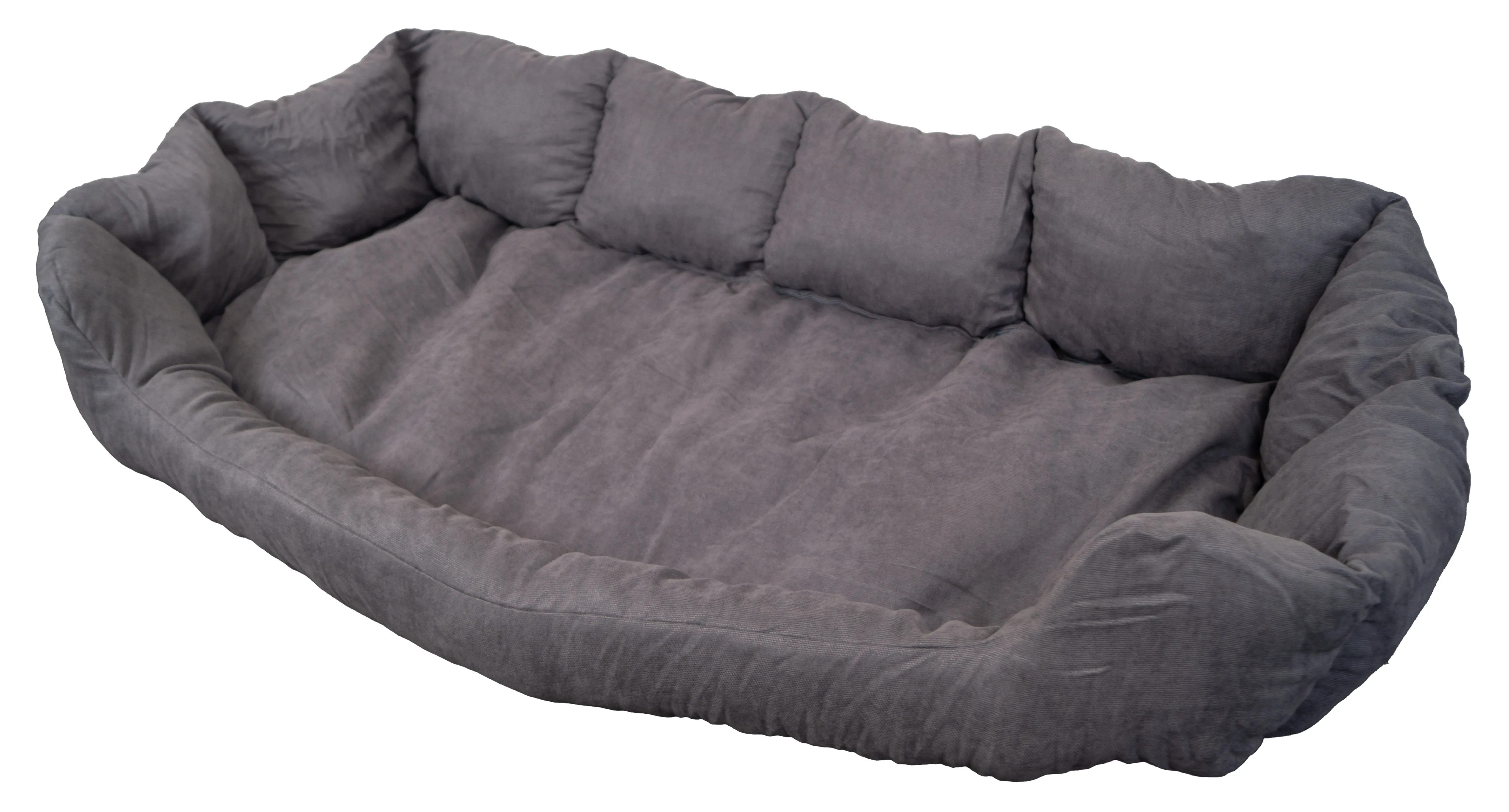 Großes graues Hundekissen passend für Hundebett Balu Maße 90x57x20