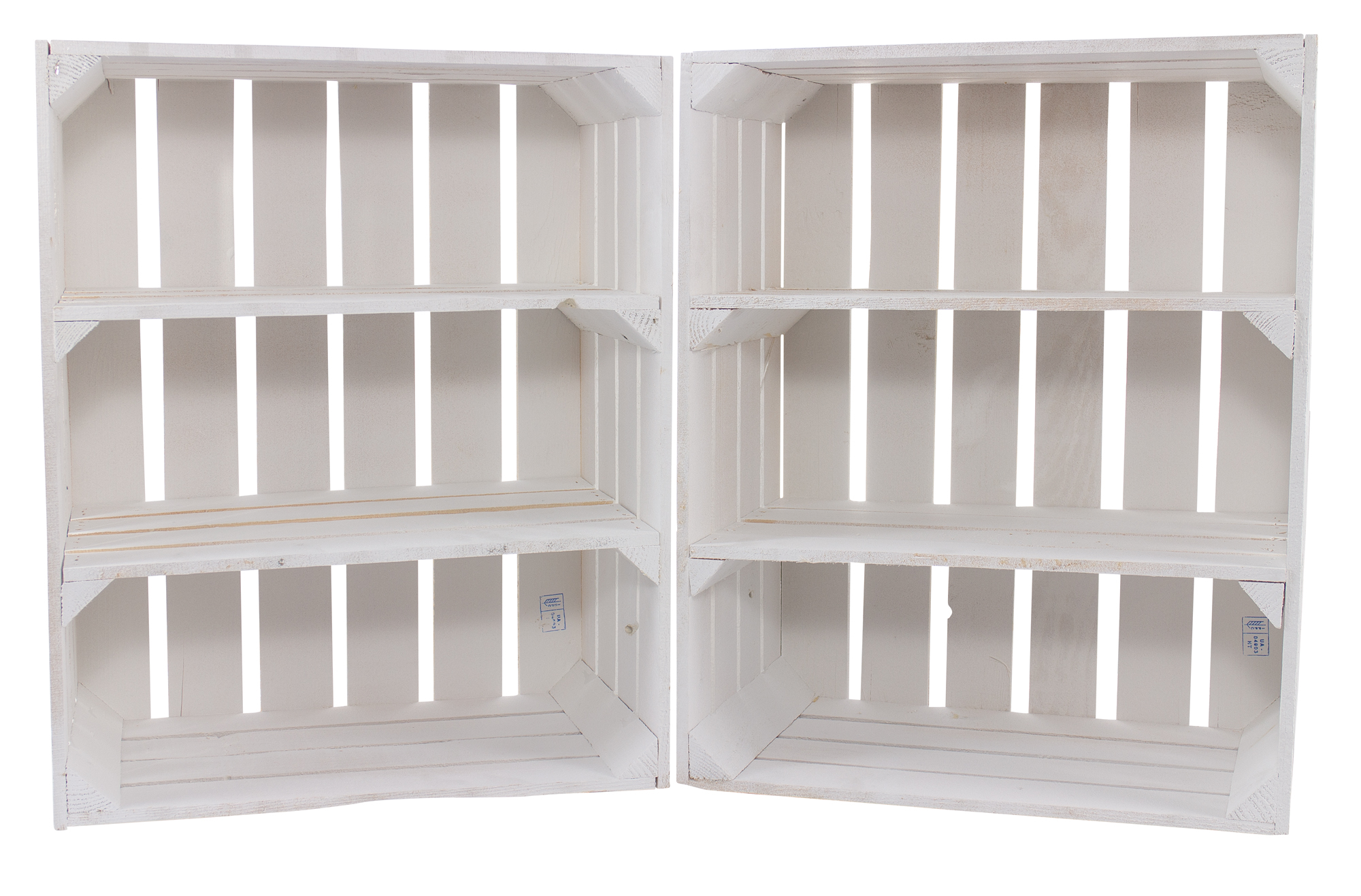 Weiße Regalkiste Tamme weiss Fächern 55x55x31cm Weiße Regalkiste Tamme weiss Fächern 55x55x31cm