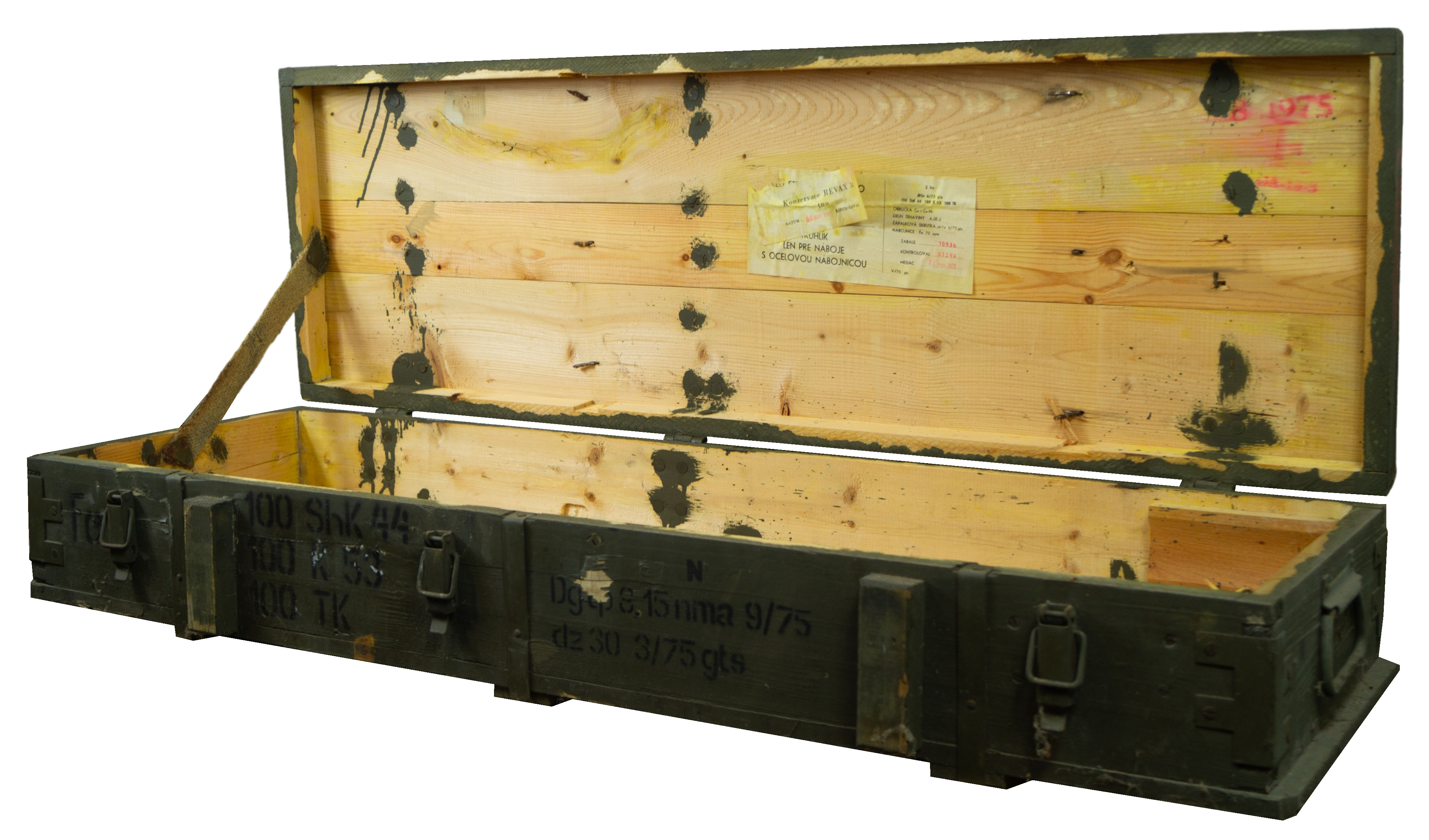 Neue lange Munitionskiste B-WARE 118x38x22cm Neue lange Munitionskiste B-WARE 118x38x22cm