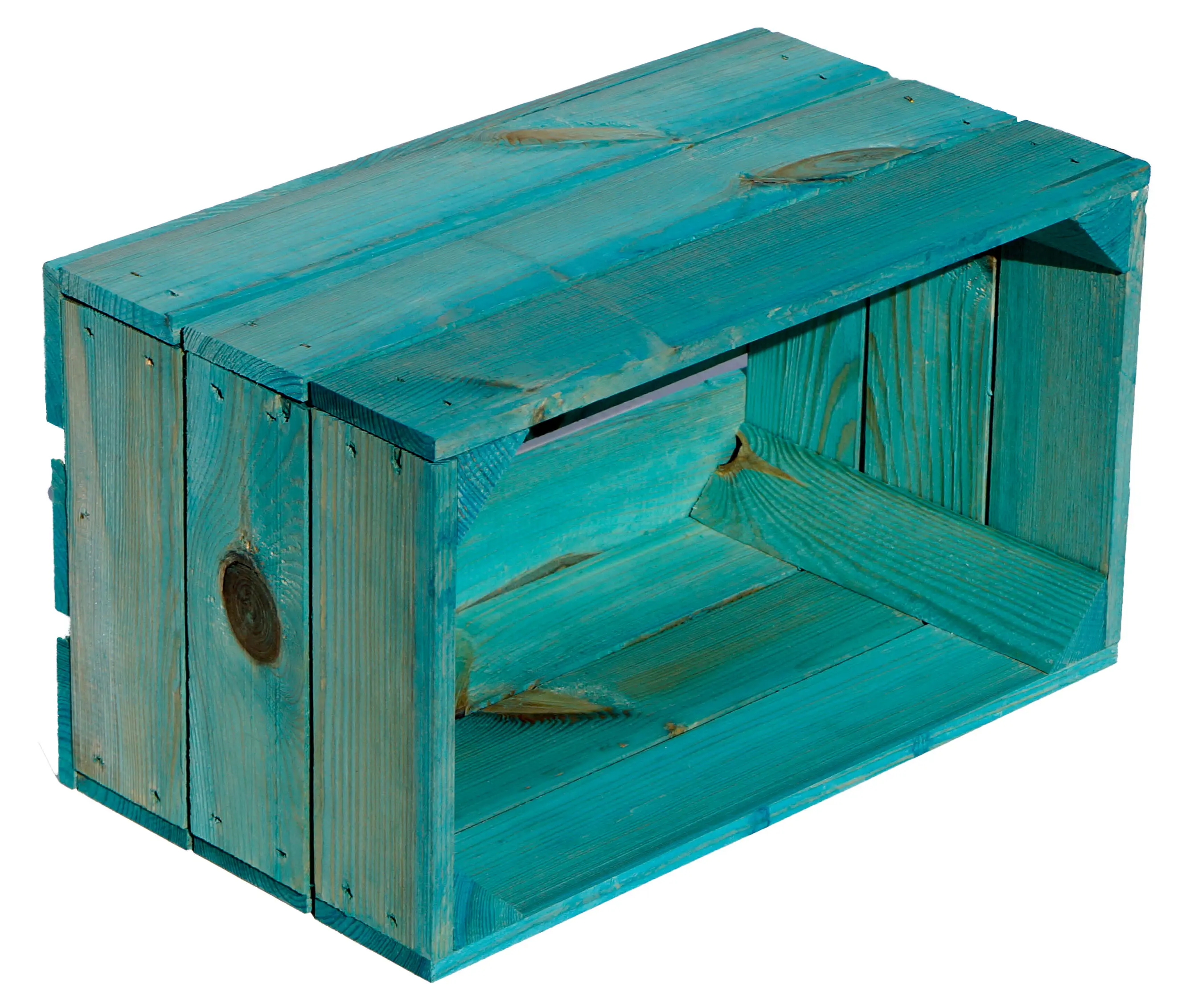 Regalkiste "Hilde" Türkis 38x22x21cm Regalkiste "Hilde" Türkis 38x22x21cm