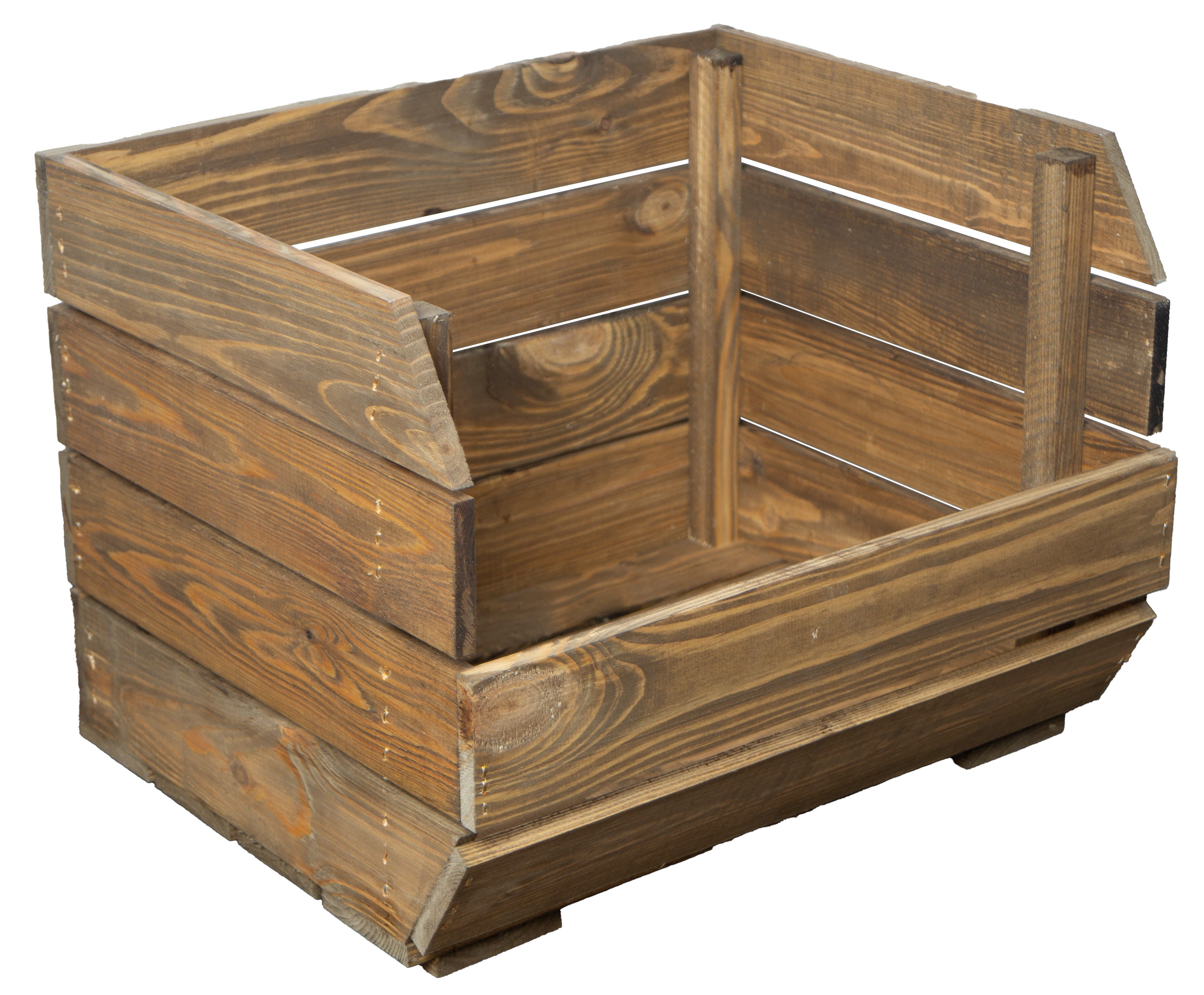 3er Set Kartoffelsteige 40x33x30 cm in palisander