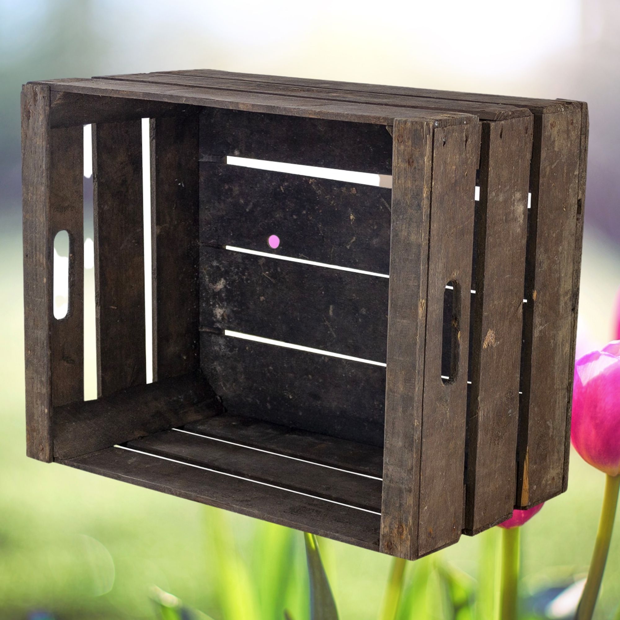 Bundesformat Kiste mit Leiste 49x39x28cm