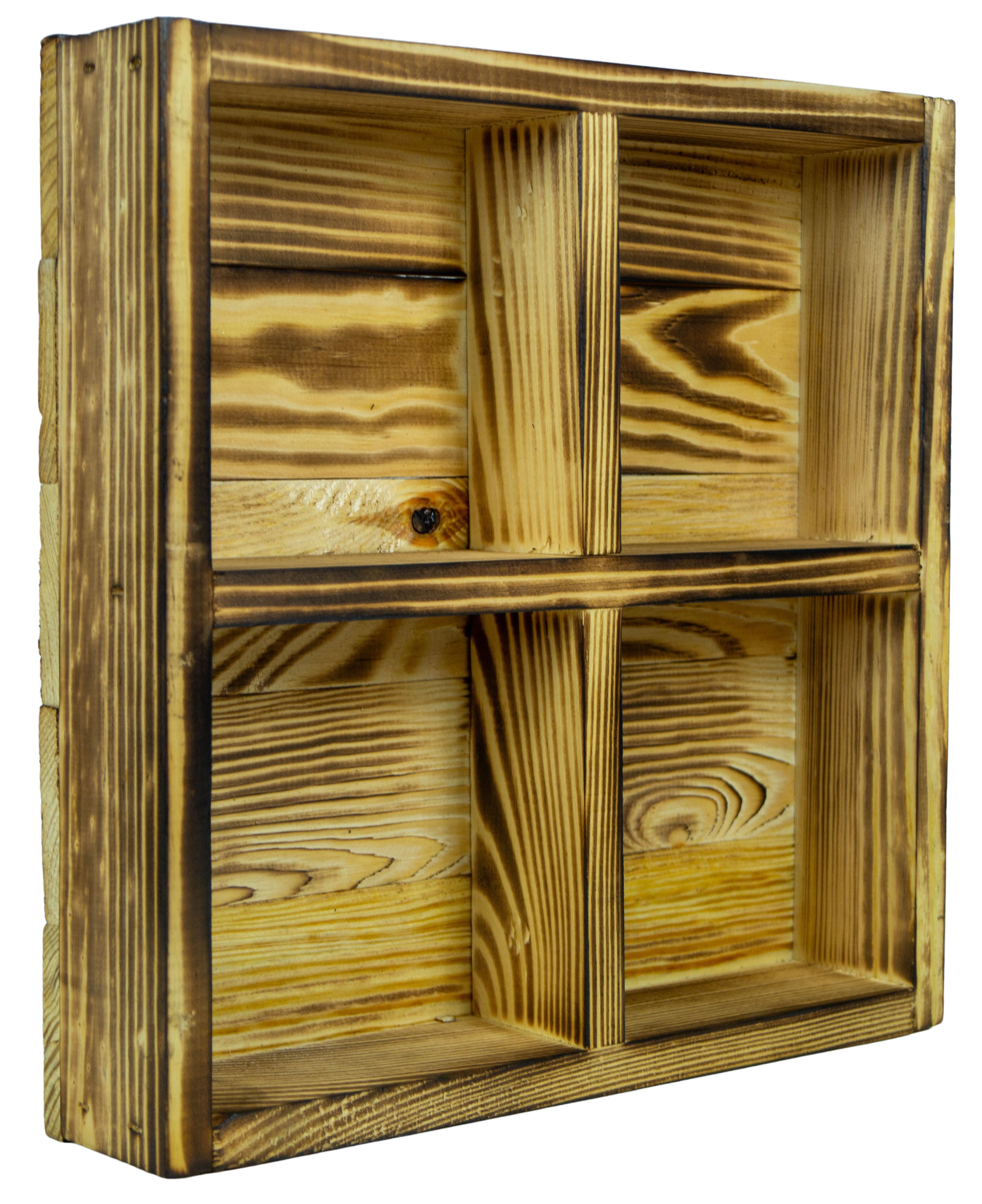 Holzbox Alma mit 4 Fächern Holzbox Alma mit 4 Fächern