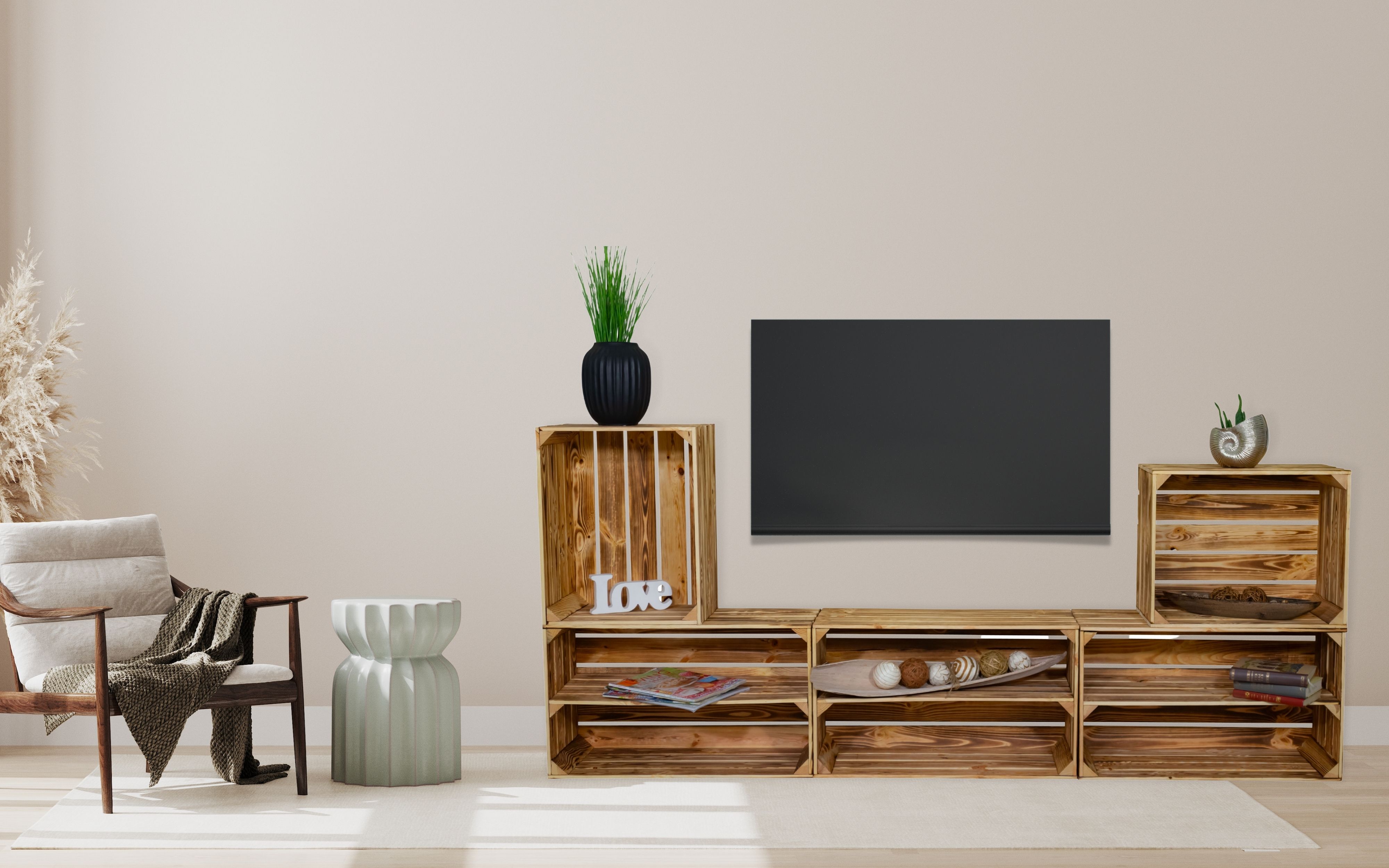 TV-Board "Amrum" mit Regal