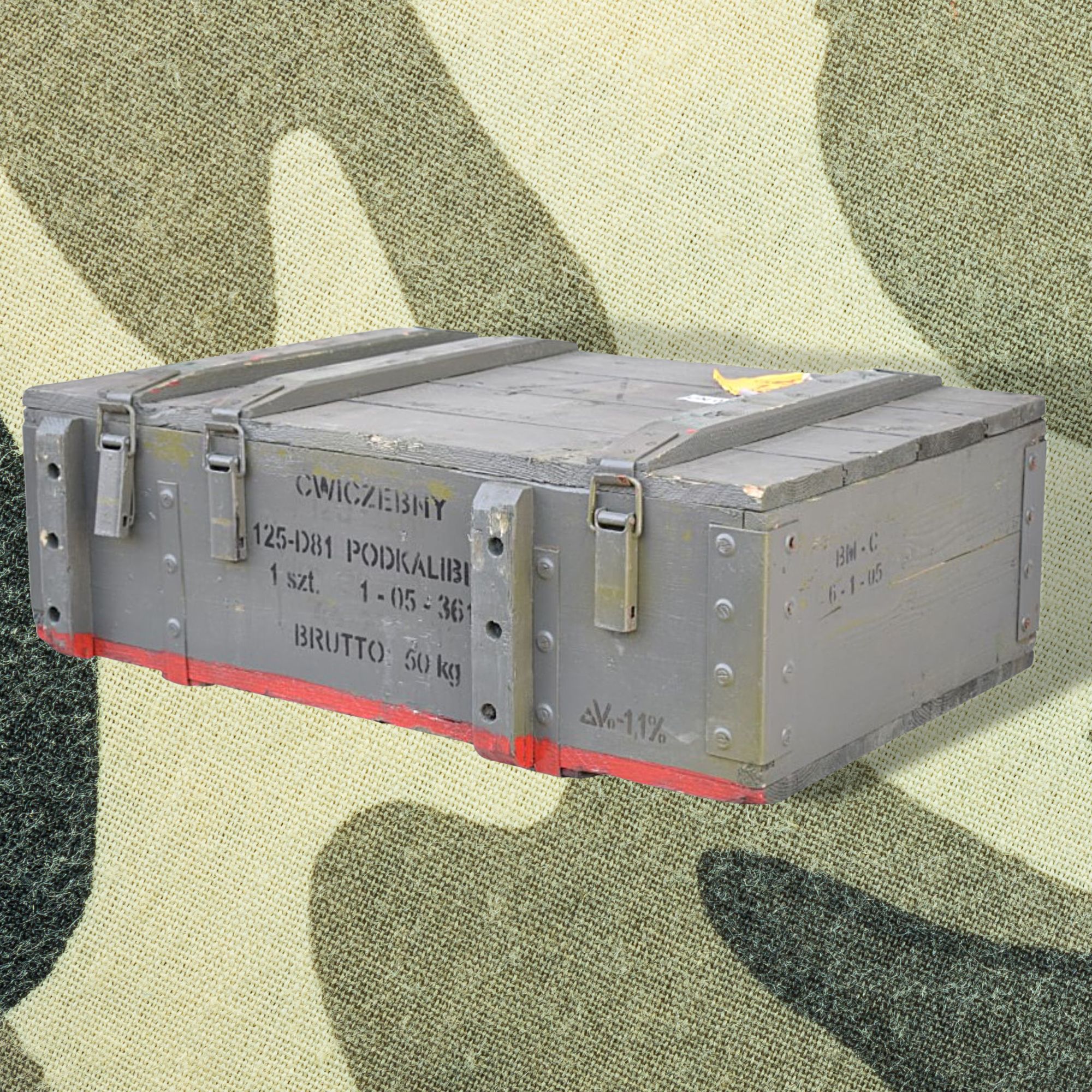 Munitionskiste Typ AD 81 82x51x29cm Munitionskiste Typ AD 81 82x51x29cm