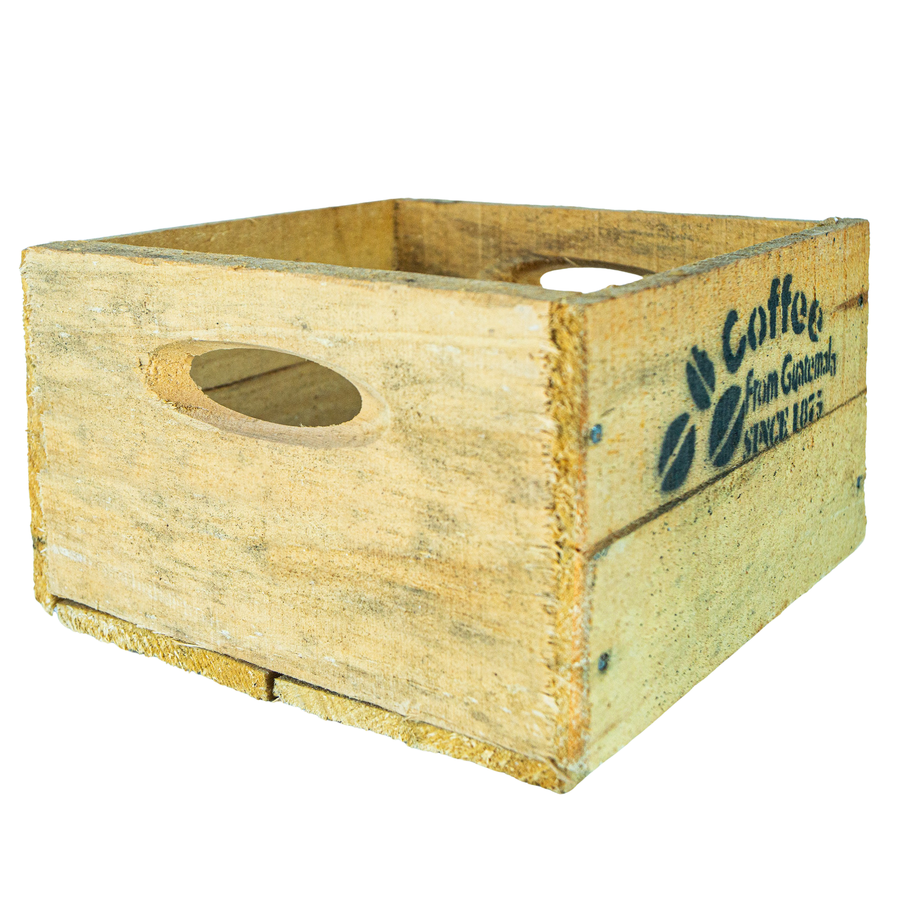 alte Holzkiste Coffee in verschiedenen Grössen Vintage Upcycling DIY alte Holzkiste Coffee XS Vintage Upcycling DIY 18,5x17,5x11cm