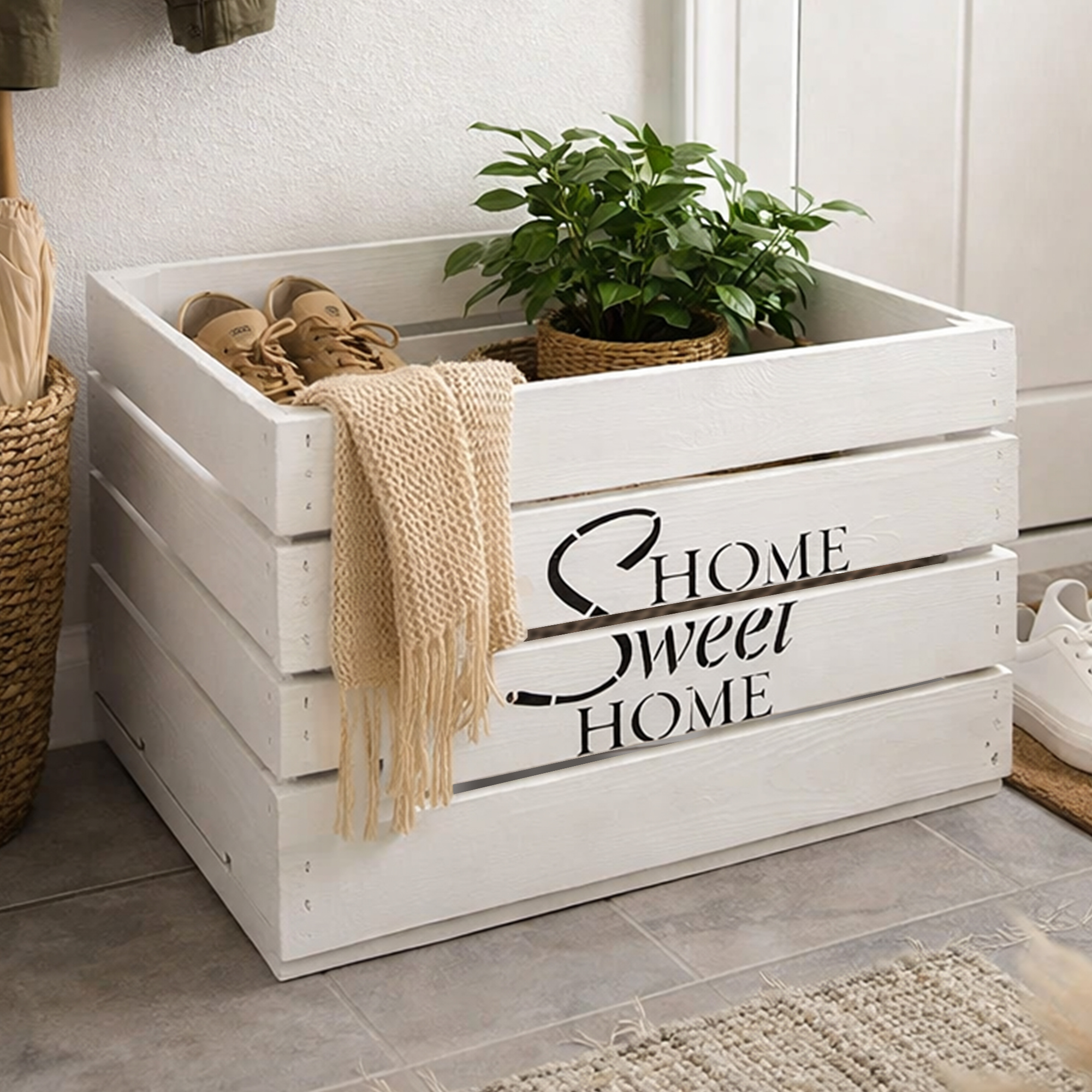 Obstkiste Home Sweet Home