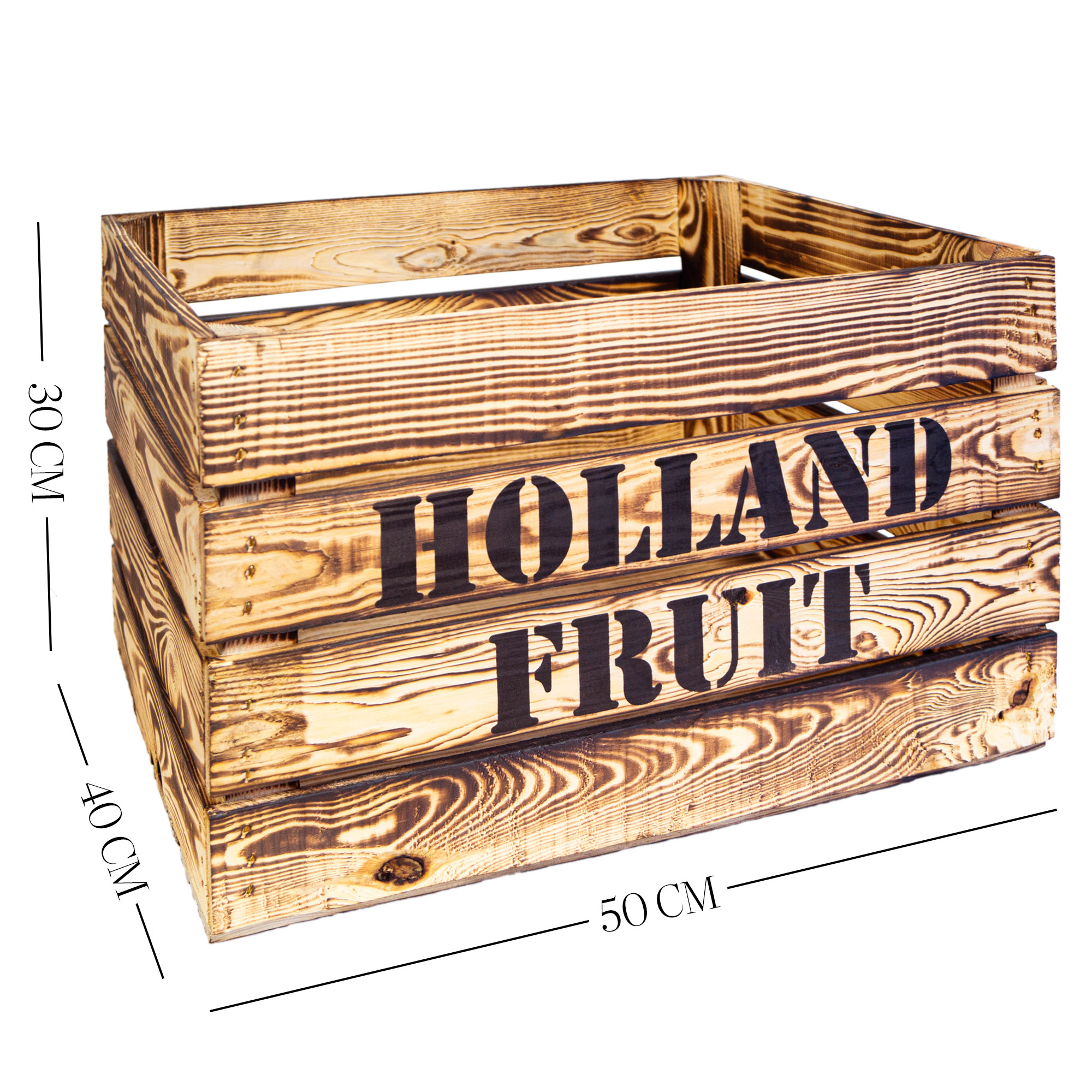 Obstkiste HOLLAND FRUIT Holland Fruit Geflammt Obstkiste HOLLAND FRUIT Holland Fruit Geflammt