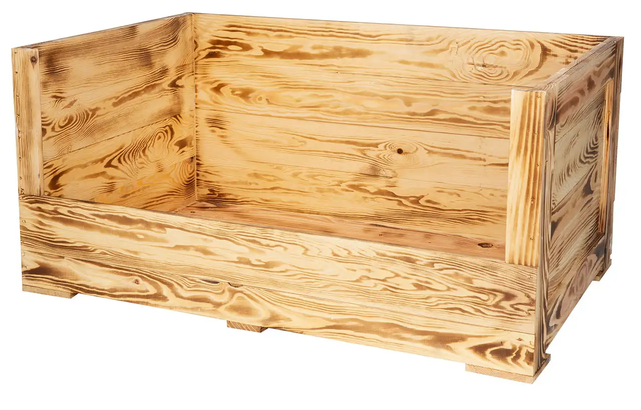 Hundebett Balu geflammt mit Kissen 90x57x45cm Hundebett Balu geflammt mit Kissen 90x57x45cm