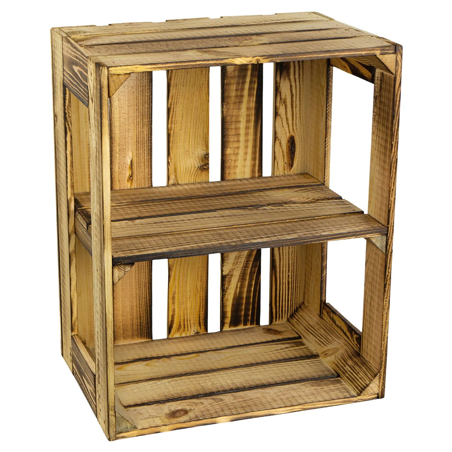 Geflammte Regalkiste Display Edition 50x40x30cm