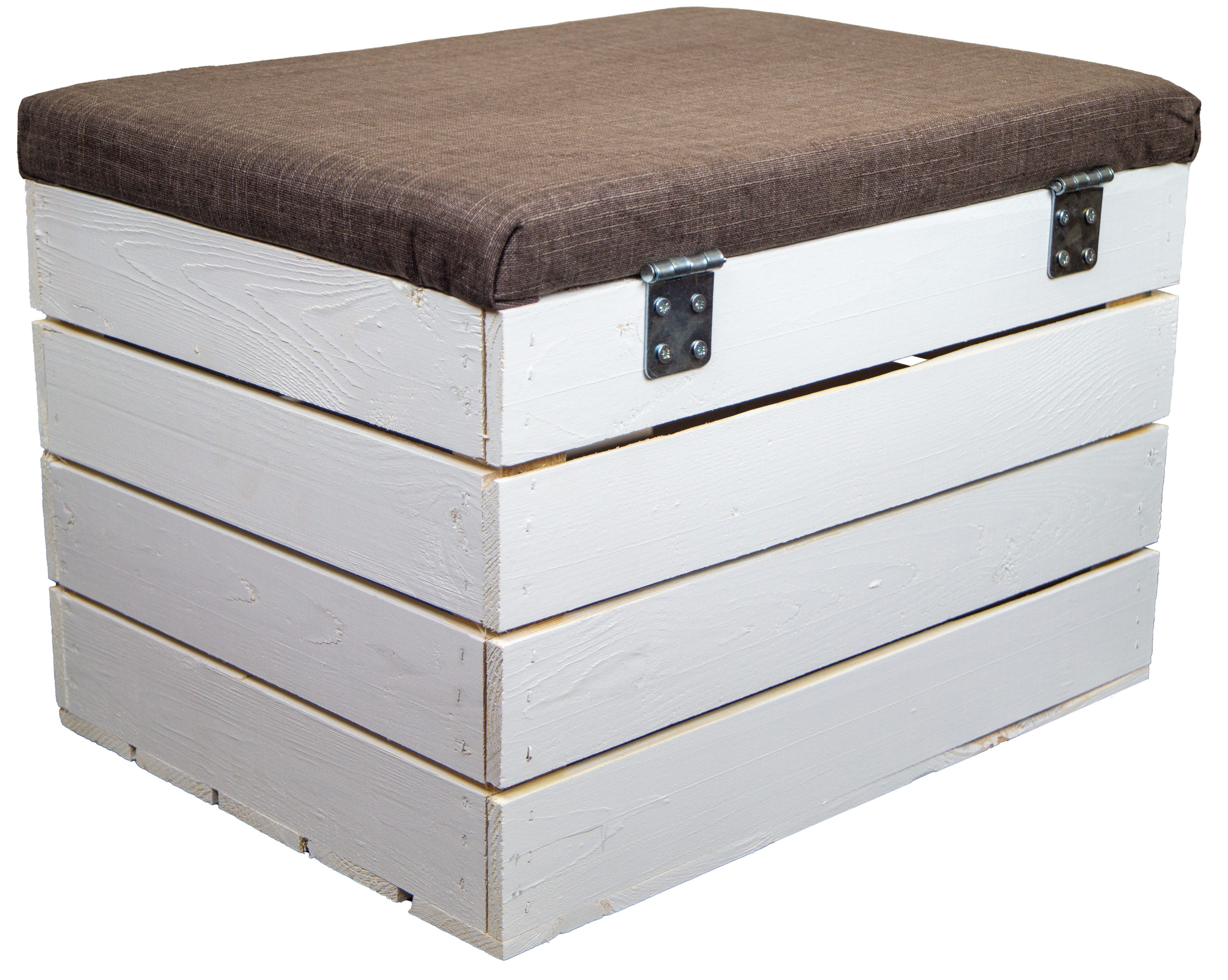 Sitzkiste Mira weiß mit Polster Maße 34x35x48 belastbar bis 150kg Deckel Sitzkiste Mira weiß mit Polster Maße 34x35x48 belastbar bis 150kg Deckel