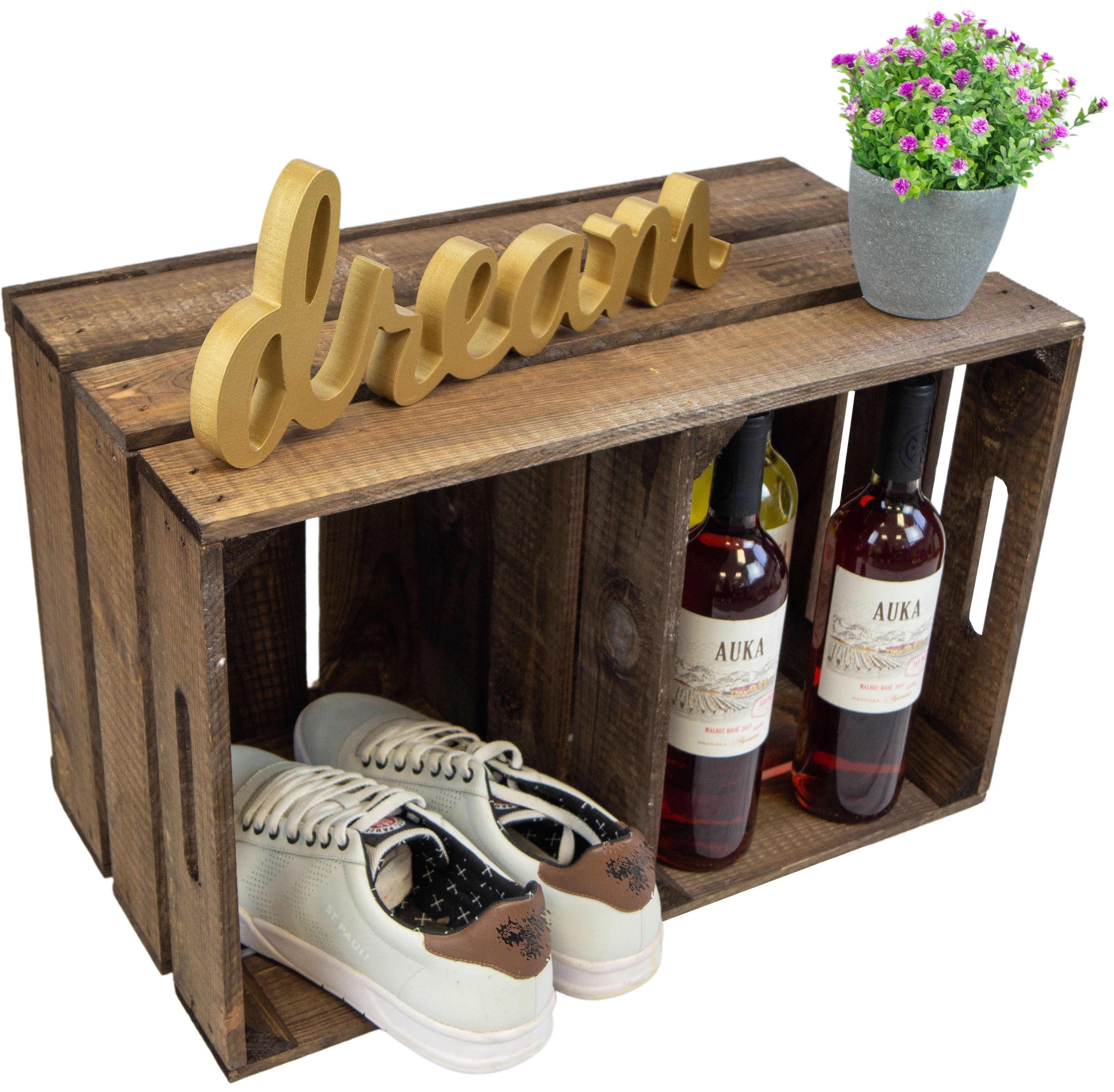 Elfriede dunkelbraun Mittelbrett Quer