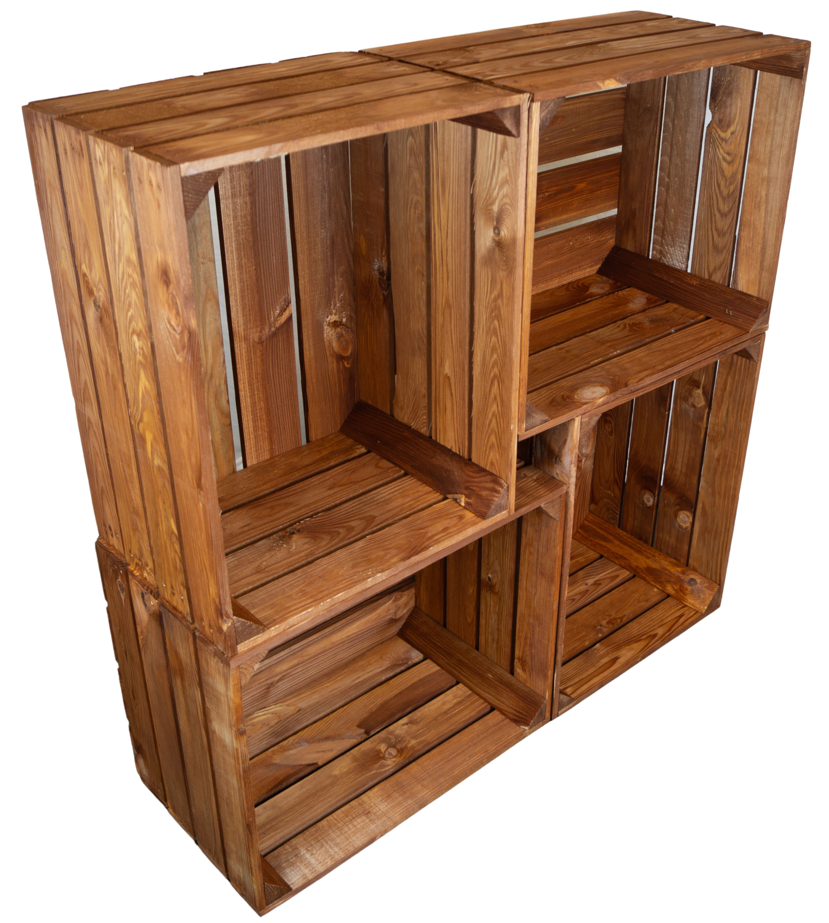 Neue Obstkiste Ocker 50x40x30cm