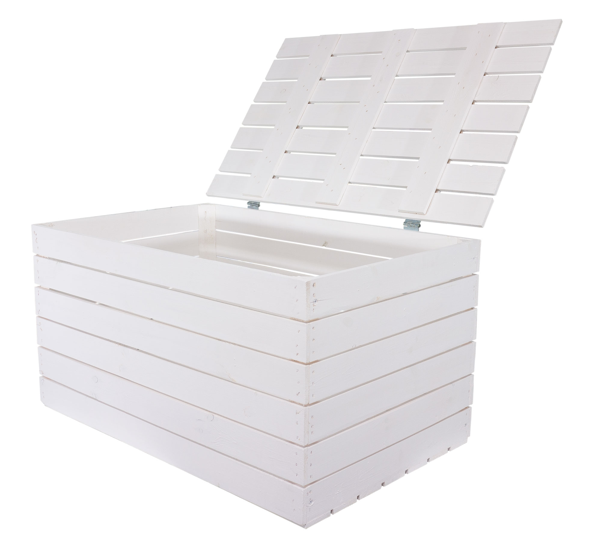 Neue Holztruhe in weiß *groß* 80x50x39cm Neue Holztruhe in weiß *groß* 80x50x39cm