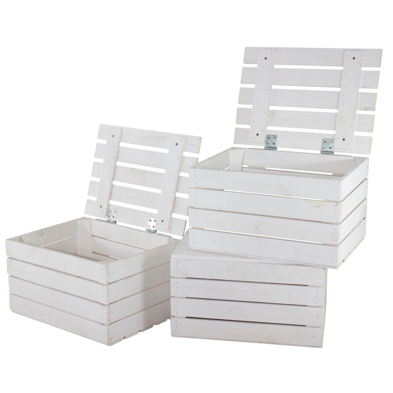 Neue Holztruhe in weiß *klein* 48x36x30cm