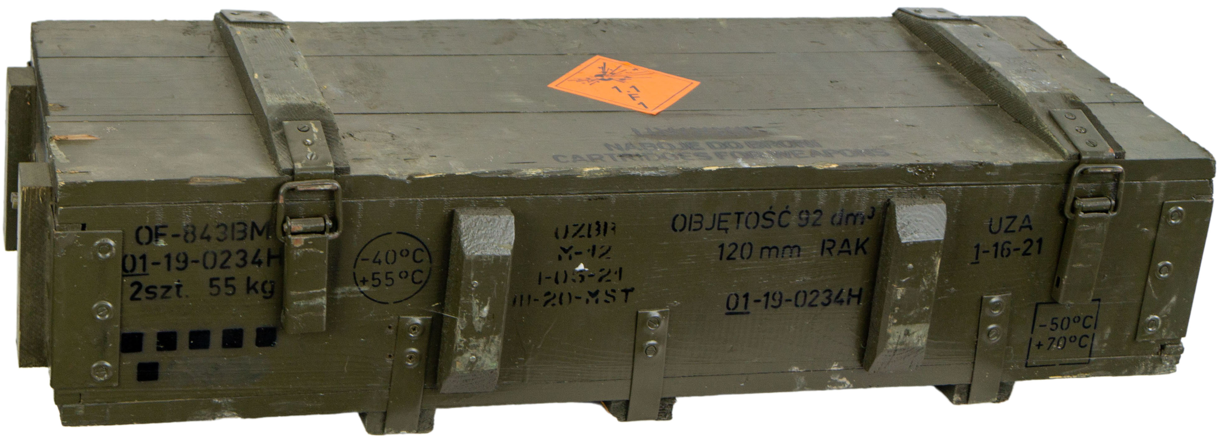 Frachtkiste 155mm 107x30x29cm Frachtkiste 155mm 107x30x29cm