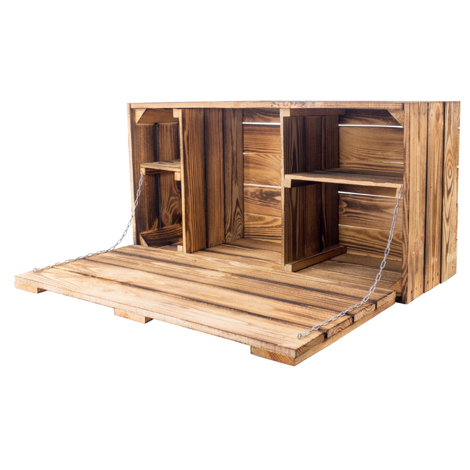 Geflammte Wand Hängebar mit Arbeitsplatte 81x41x31cm Geflammte Wand Hängebar mit Arbeitsplatte 81x41x31cm