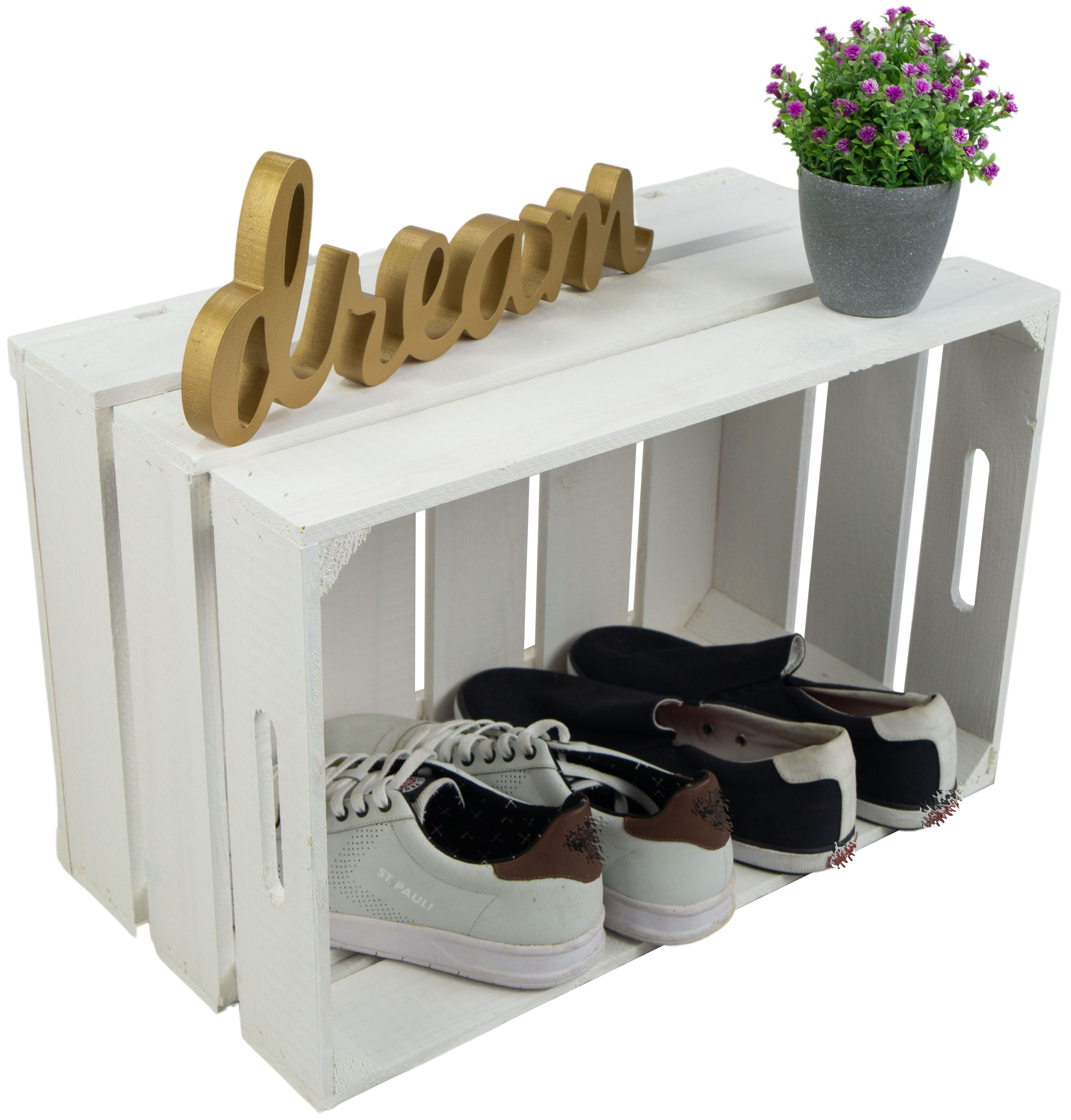 Obstkisten "Elfriede" - neu - weiß