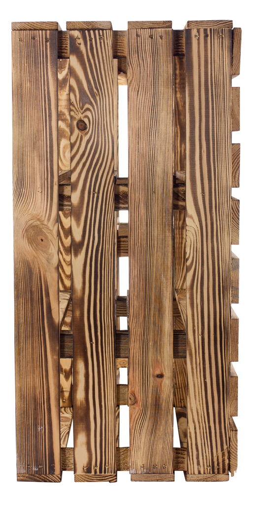 Geflammter Holzschrank mit 3 Mittelbretter 77x68x33cm Geflammter Holzschrank mit 3 Mittelbretter 77x68x33cm