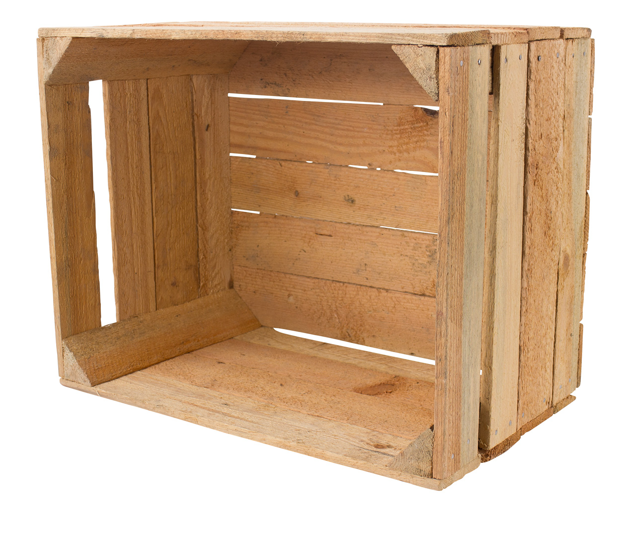 Alte stabile helle Kiste mit maritimen Aufdruck "ANKER" 50x40x30cm