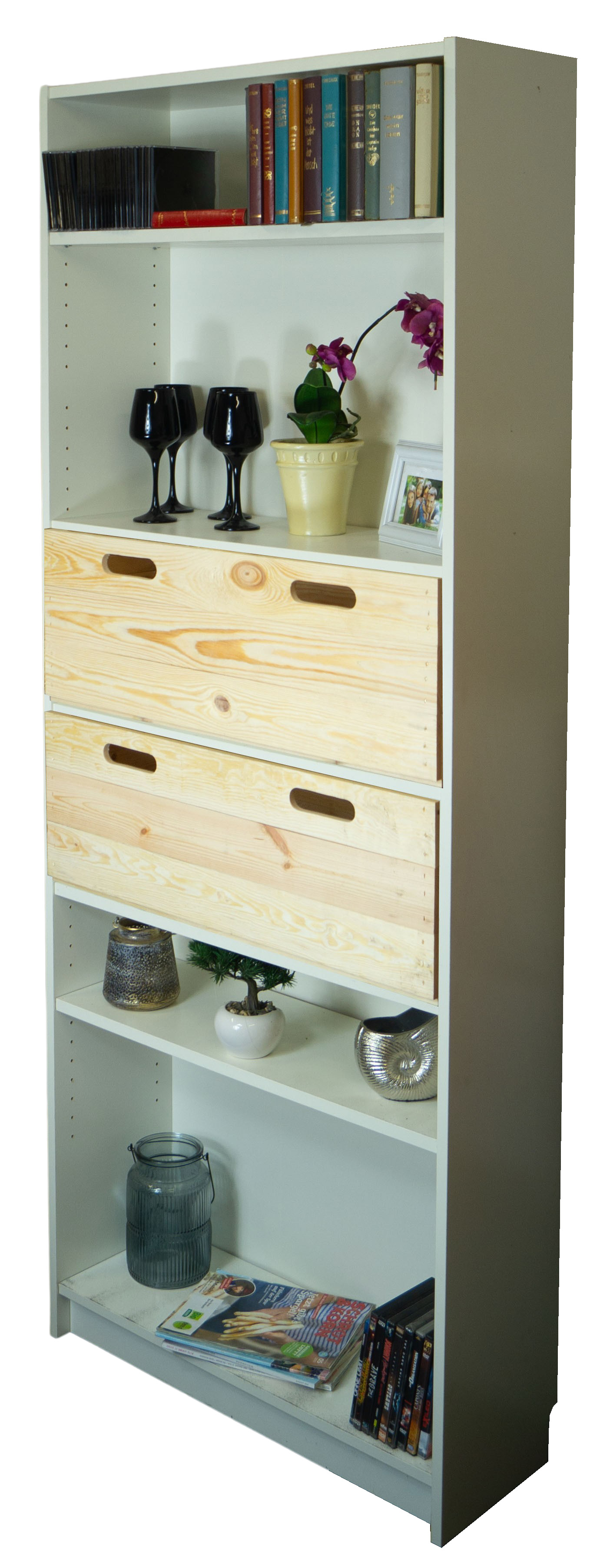 Große Einschubkiste passend für Billy-Regale in natur 76x25x27cm Große Einschubkiste passend für Billy-Regale in natur 76x25x27cm