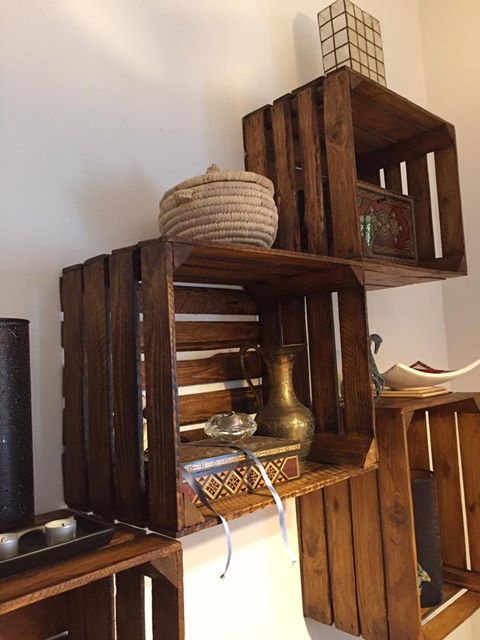 Geflammte gebrauchte Obstkiste ca 50x40x30cm Geflammte gebrauchte Obstkiste ca 50x40x30cm