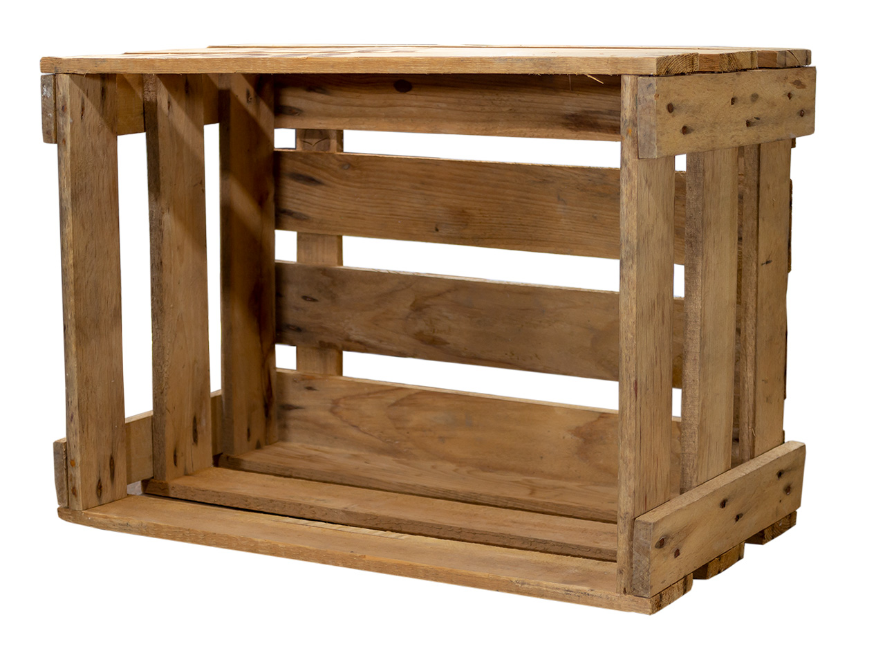 Badische Weinkiste "Wein Wein Wein" 50x35x28 cm alte Weinkiste WEIN WEIN WEIN 2te Wahl