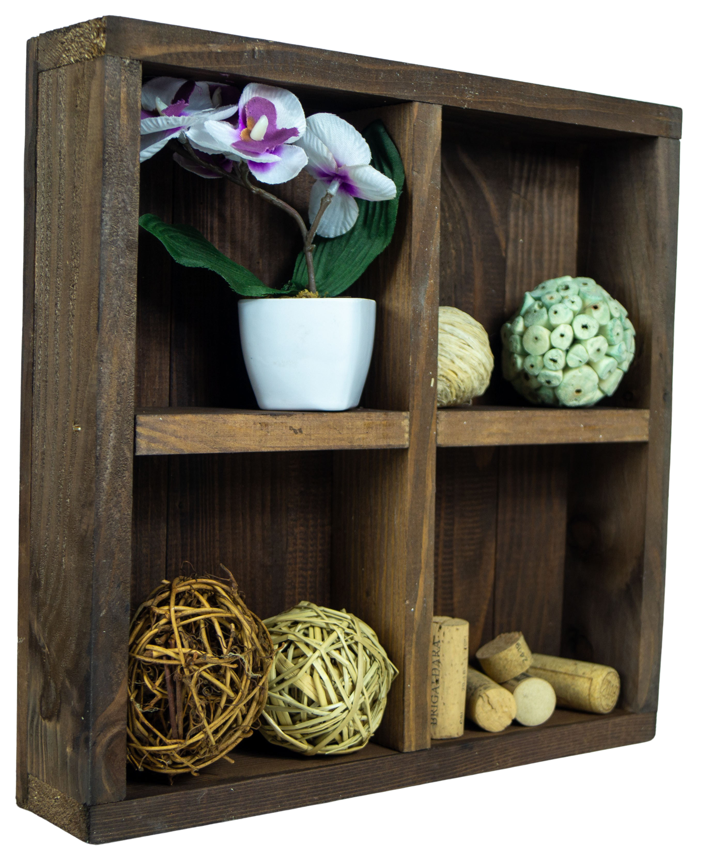 Holzbox Alma mit 4 Fächern Holzbox Alma mit 4 Fächern