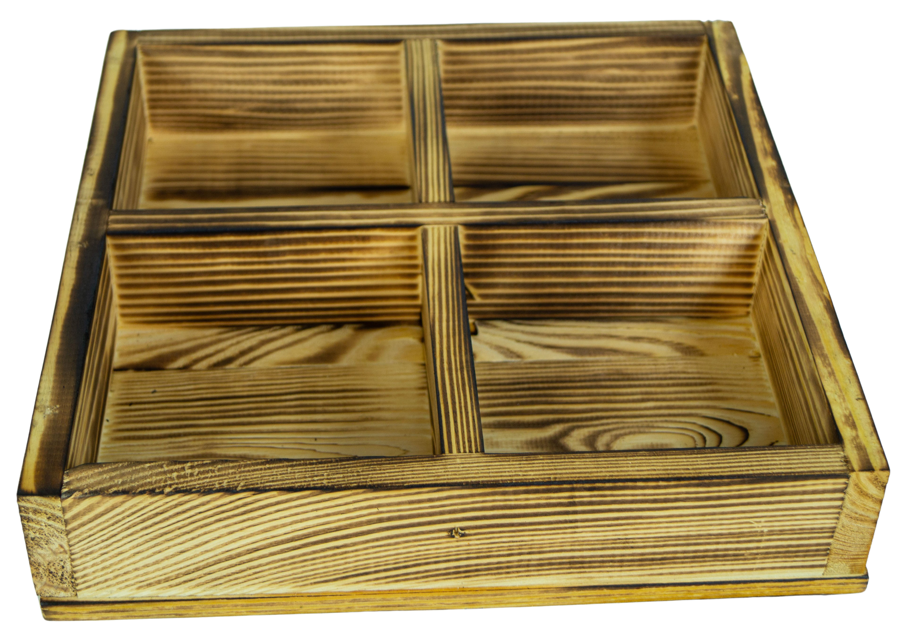 Holzbox Alma mit 4 Fächern
