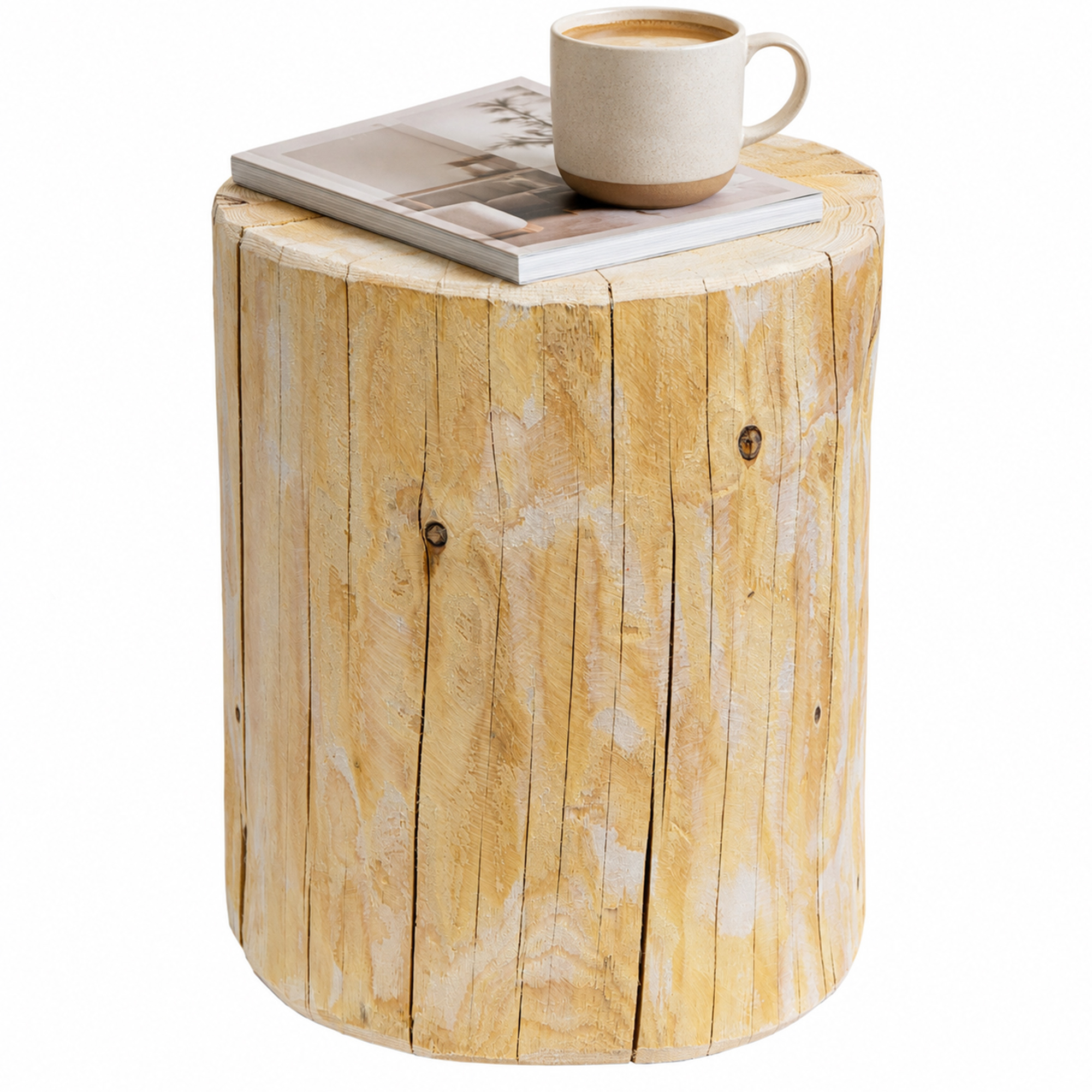 Holzstamm Sitzhocker Ø 28–30 cm
