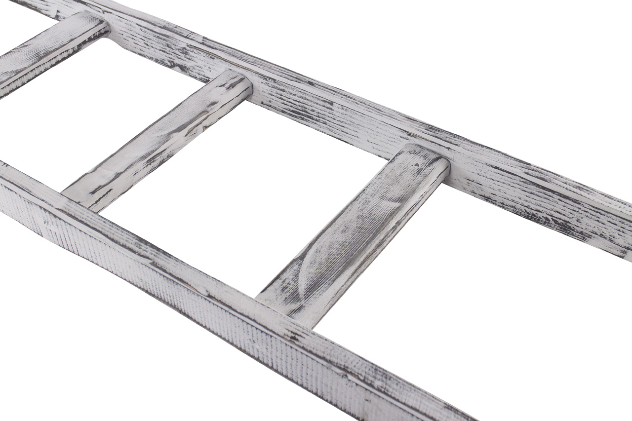 Neue Holzleiter "Shabby Altländer Art" 165cm Neue Holzleiter "Shabby Altländer Art" 165cm