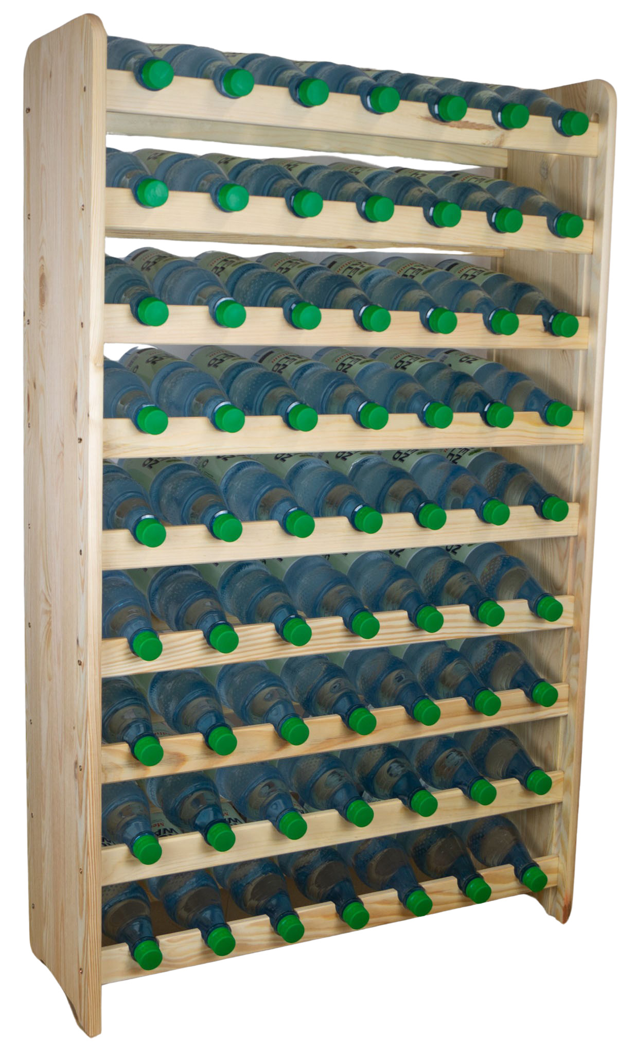 Flaschenregal für 63 Flaschen