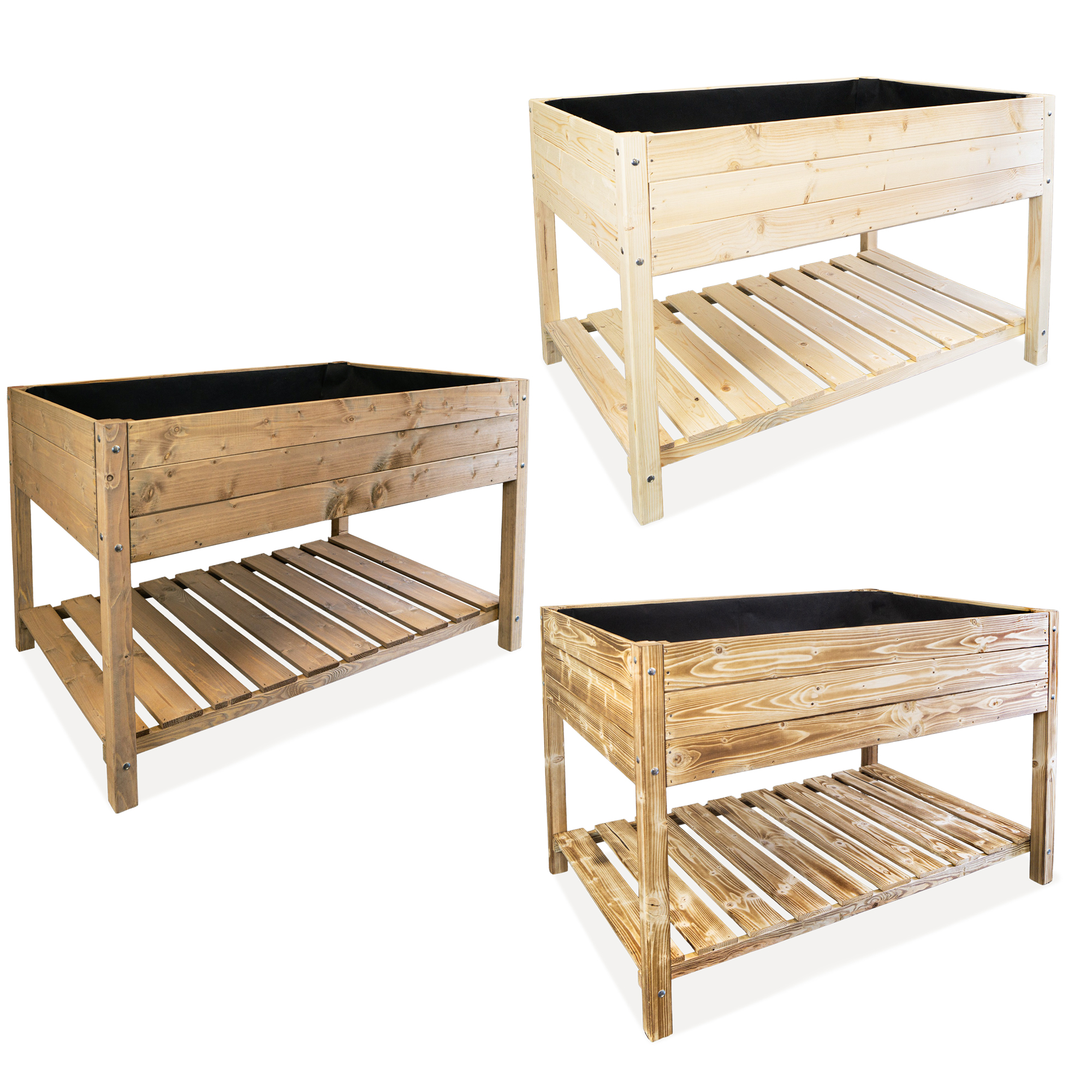 Hochbeet XL 118x79x78cm Hochbeet XL 118x79x78cm Natur