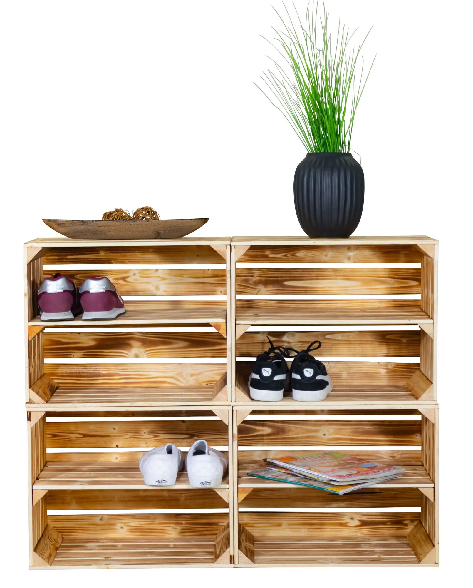 Schuhregal Schrank "Berlin" für den Eingangsbereich Schuhregal Schrank "Berlin" für den Eingangsbereich