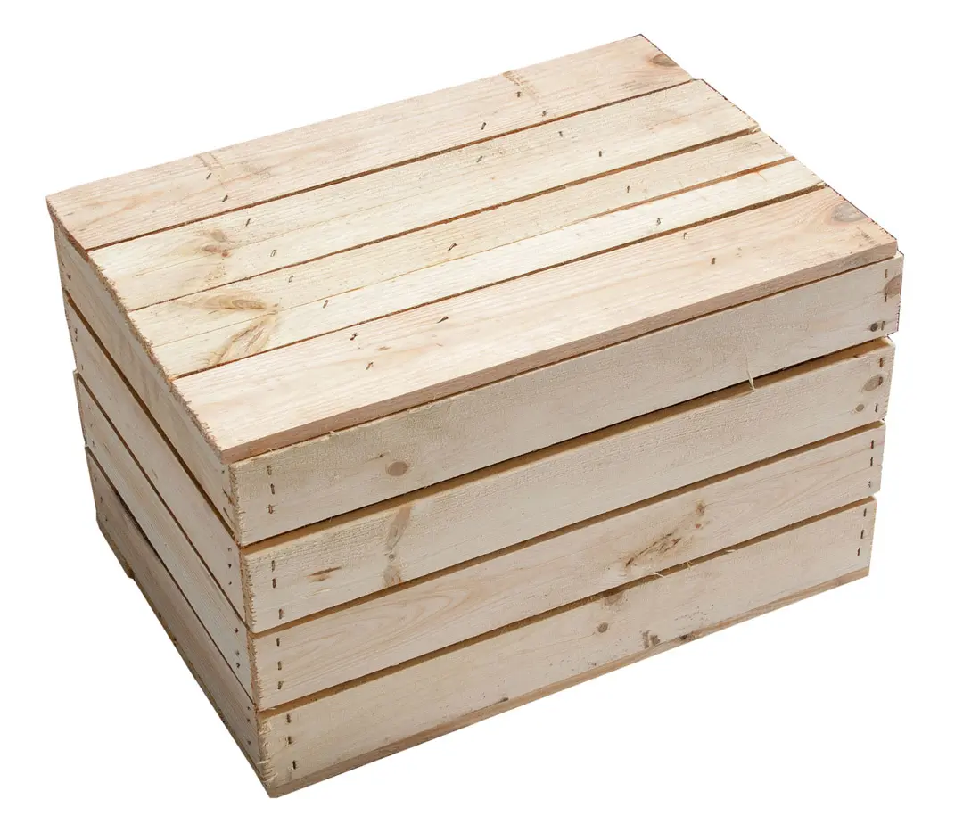 Neue Holztruhe natur *klein* 48x36x30cm