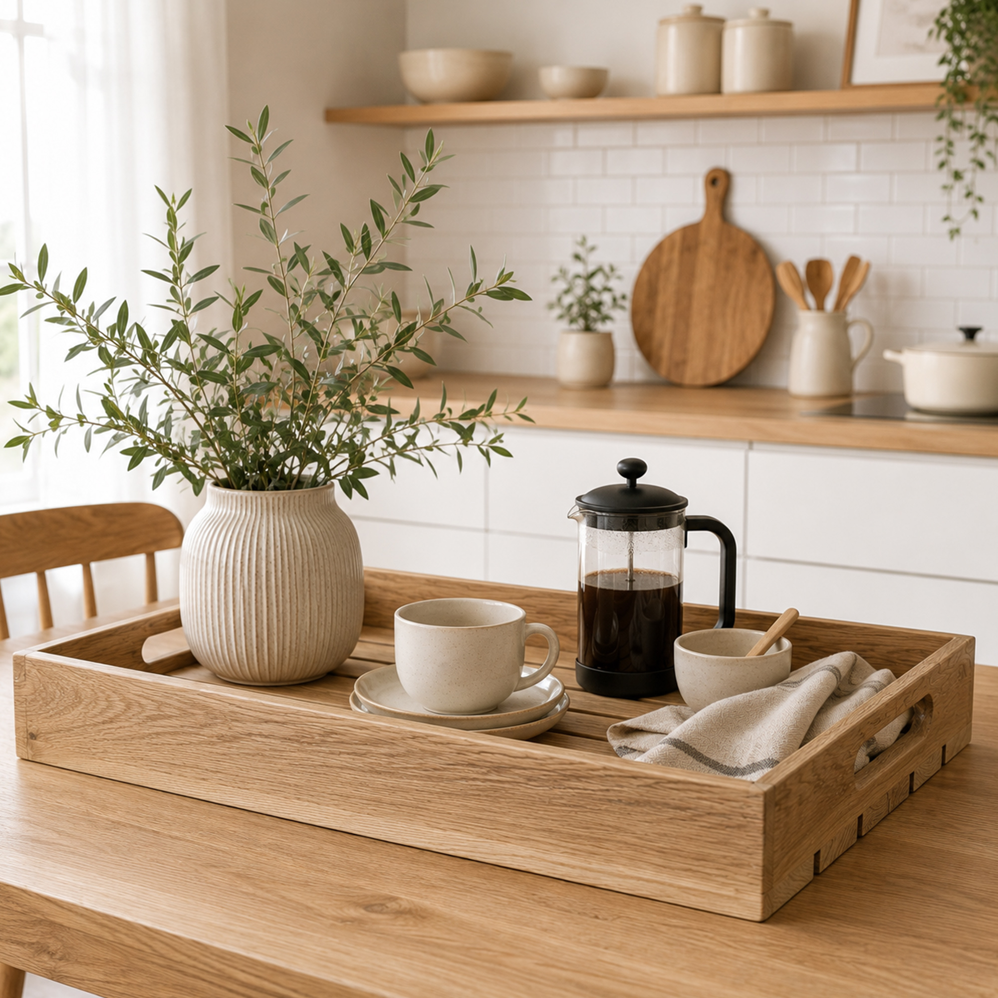 Eichentablett aus Massivholz kaufen | Serviertablett aus Eiche in zwei Größen 55x40x8cm Eichentablett aus Massivholz kaufen | Serviertablett aus Eiche in zwei Größen 55x40x8cm