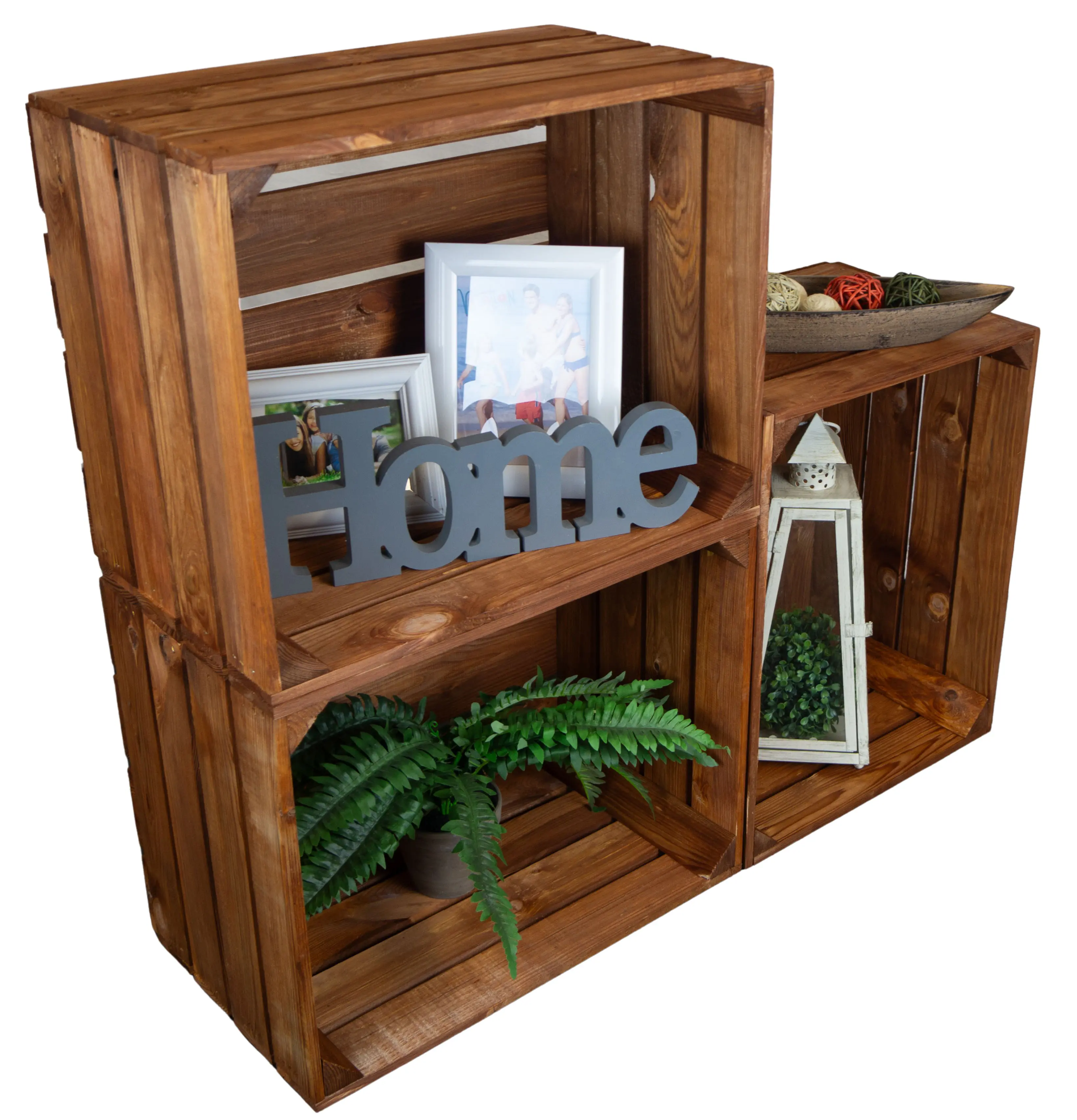 Neue Obstkiste Ocker 50x40x30cm