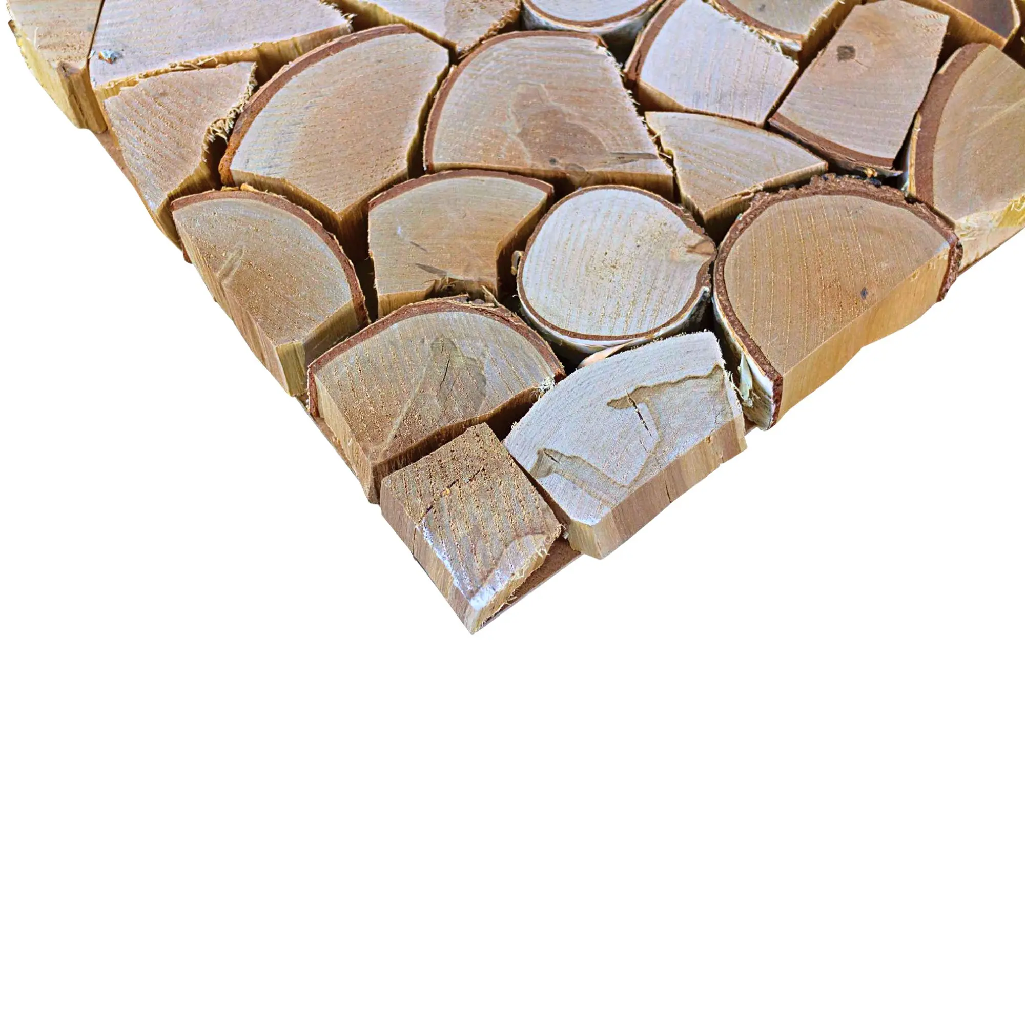 Birkenholzplatte Unterlage Wandverkleidung 38x38x4cm