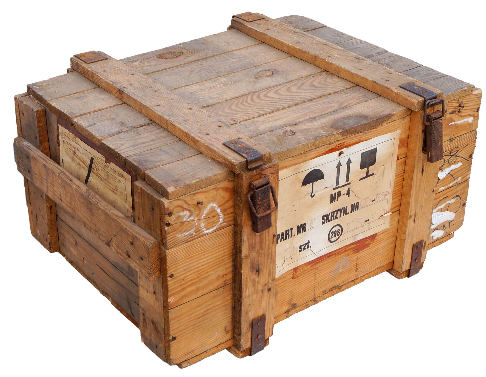 Munitionskiste Natur groß Munitionsbehälter Möbelgestell Bett Couch Wohnzimmertisch Aufbewahrungskiste Vintage Transportkiste Schatztruhe