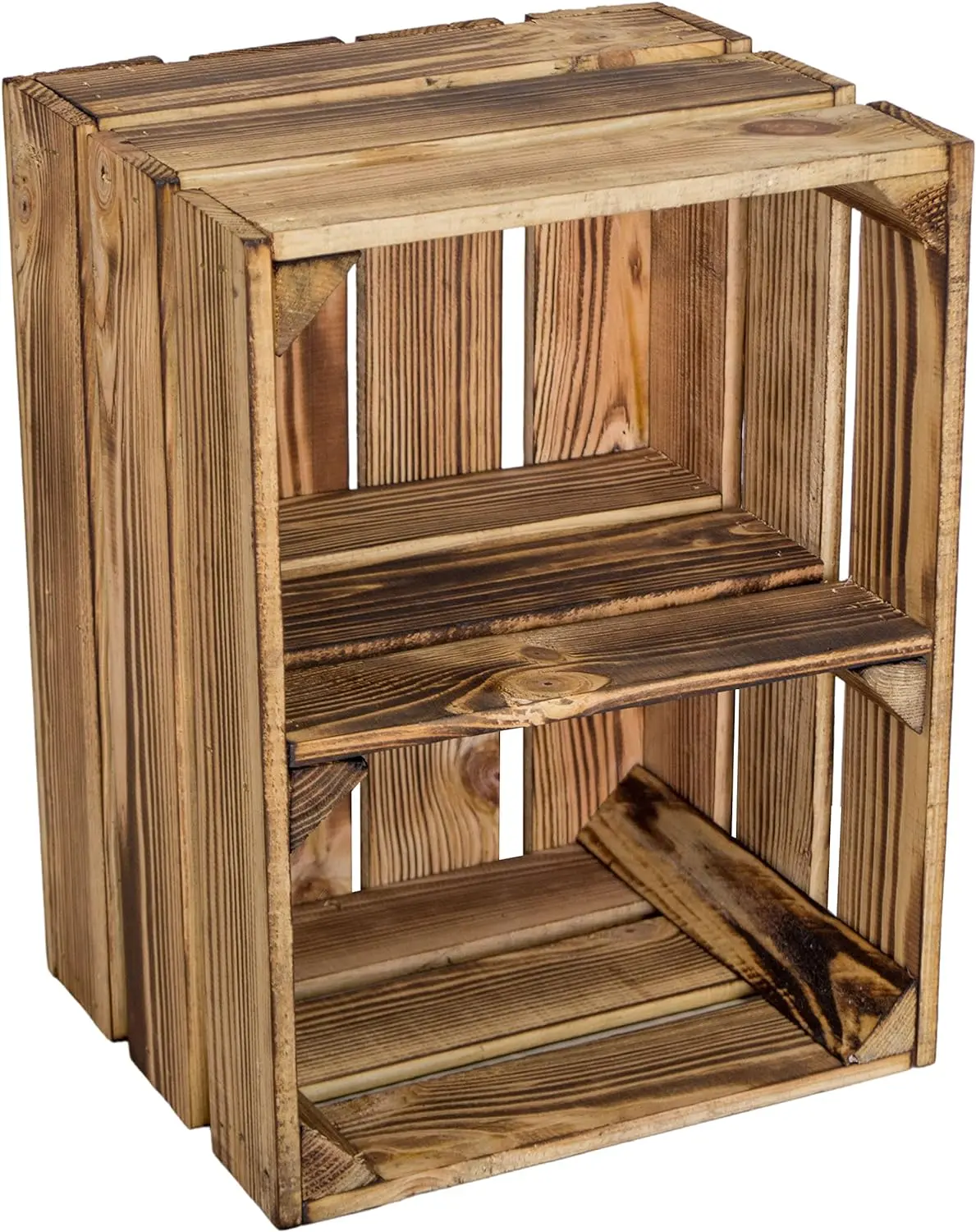 Kisten geflammt 50x40x29cm / 40x30x25cm 4er Set Mix mit Bella Quer Kisten geflammt 50x40x29cm / 40x30x25cm 4er Set Mix mit Bella Quer