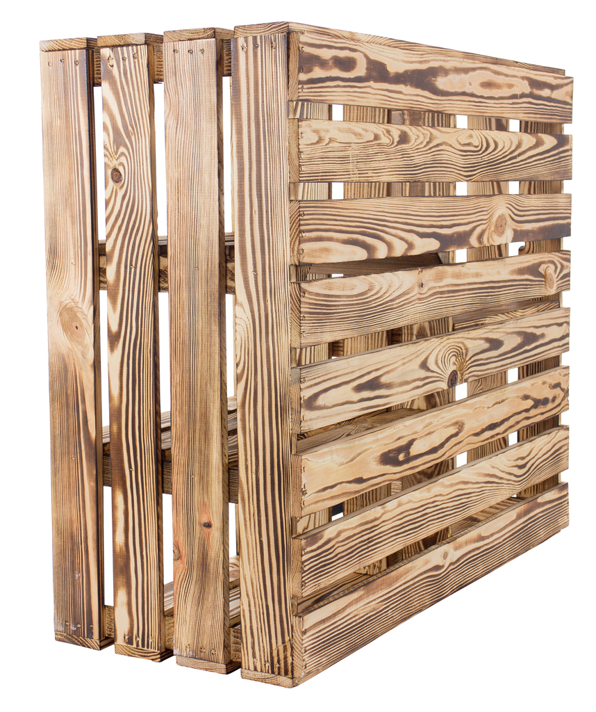 Geflammter Holzschrank mit 3 Mittelbretter 77x68x33cm Geflammter Holzschrank mit 3 Mittelbretter 77x68x33cm