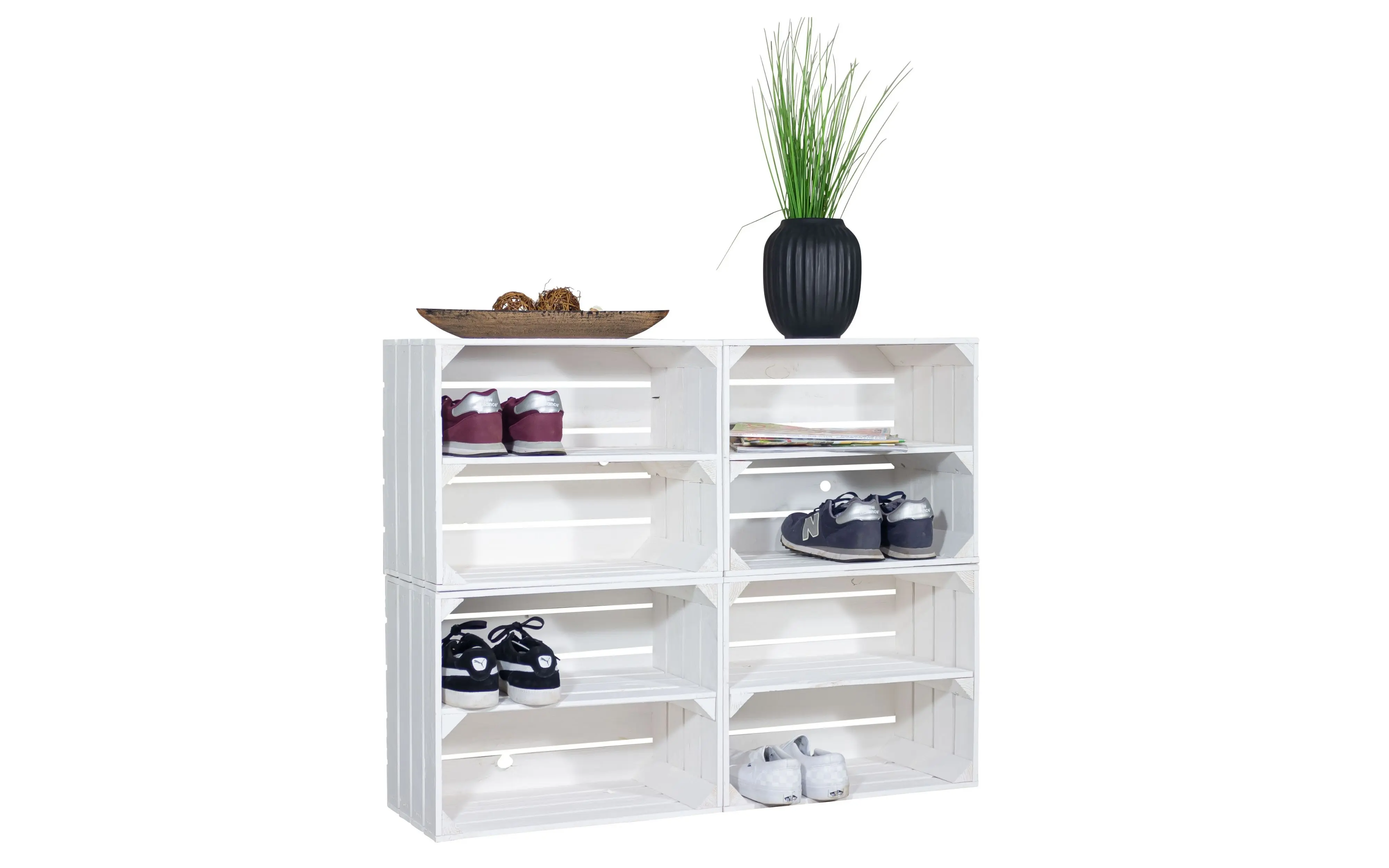 Schuhregal Schrank "Berlin" für den Eingangsbereich Schuhregal Schrank "Berlin" für den Eingangsbereich